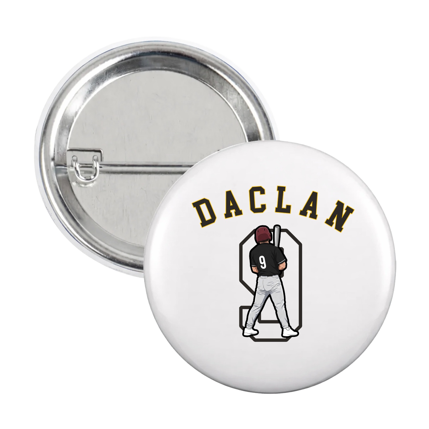 Game Day Button — Shirsey Arch in White