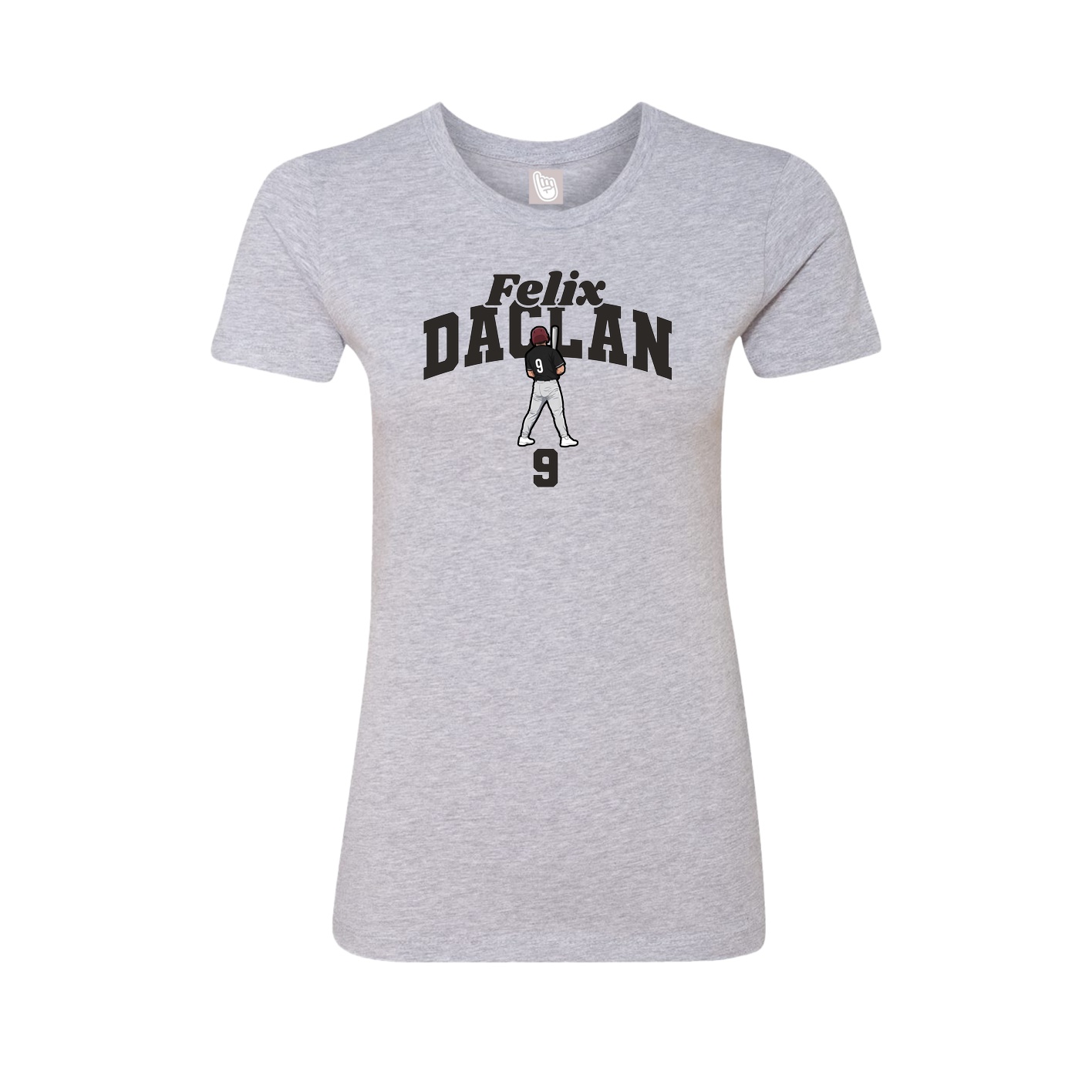 Womens Tee — Signature Arch in Grey