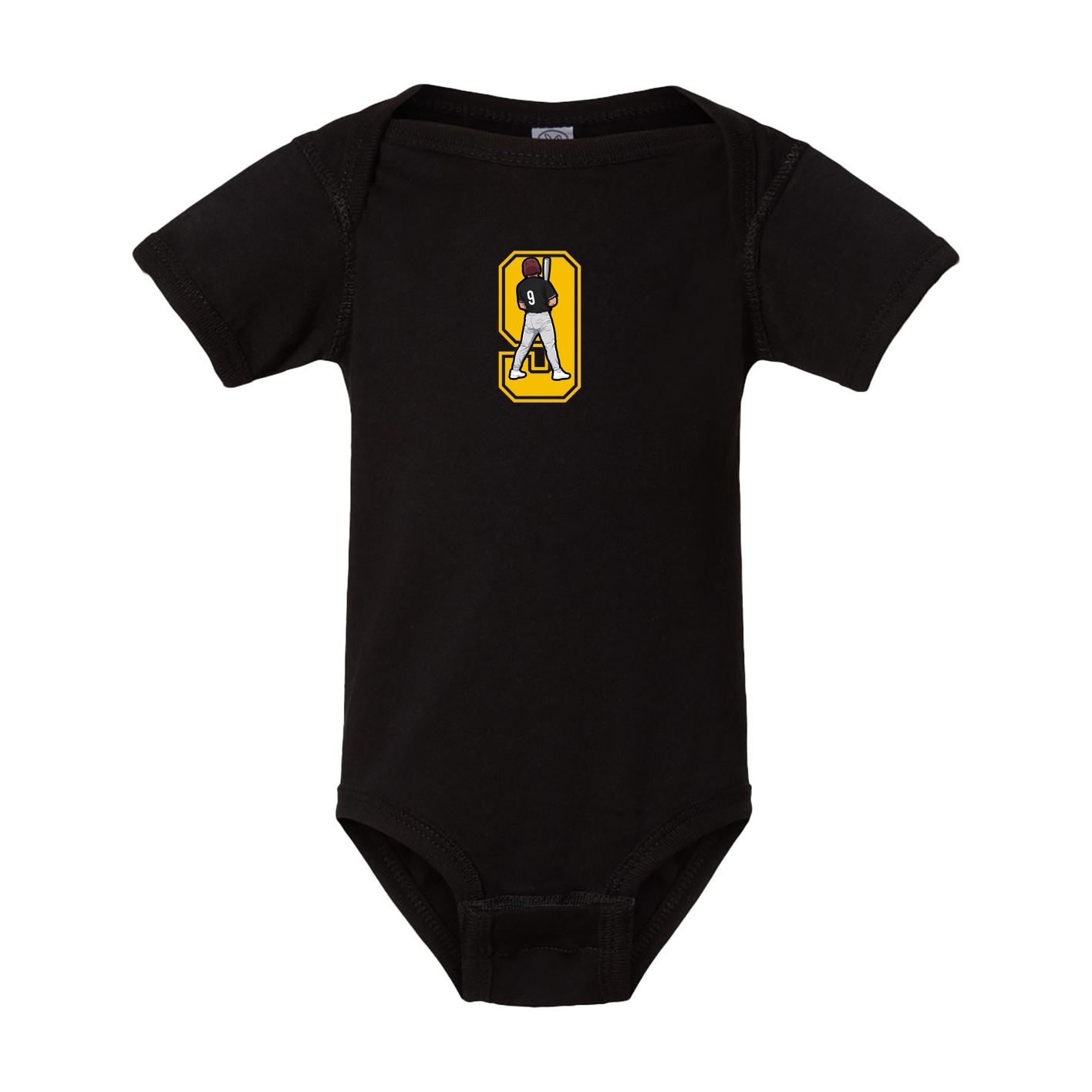 Baby Onesie — Number in Black