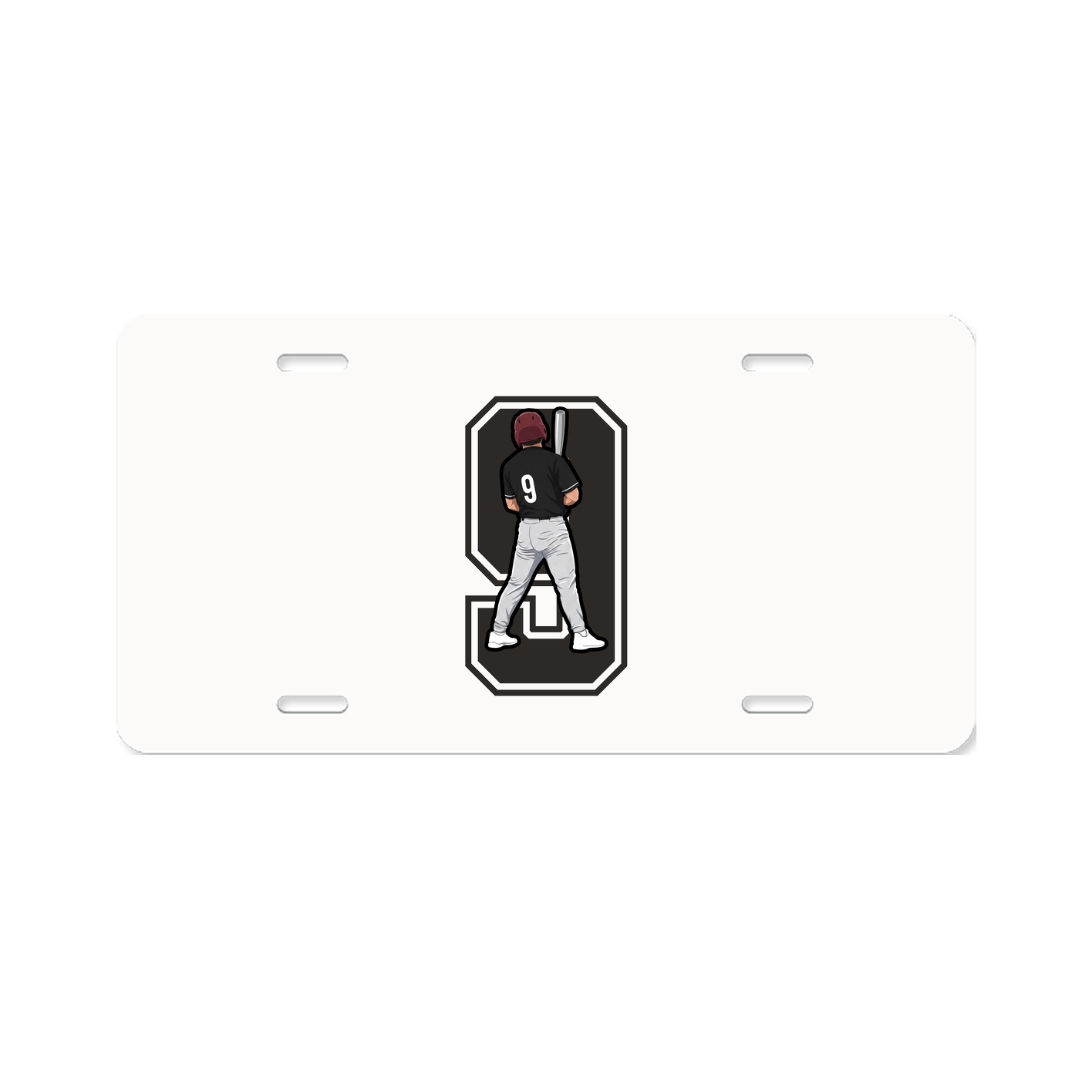 License Plate — Number in Classic