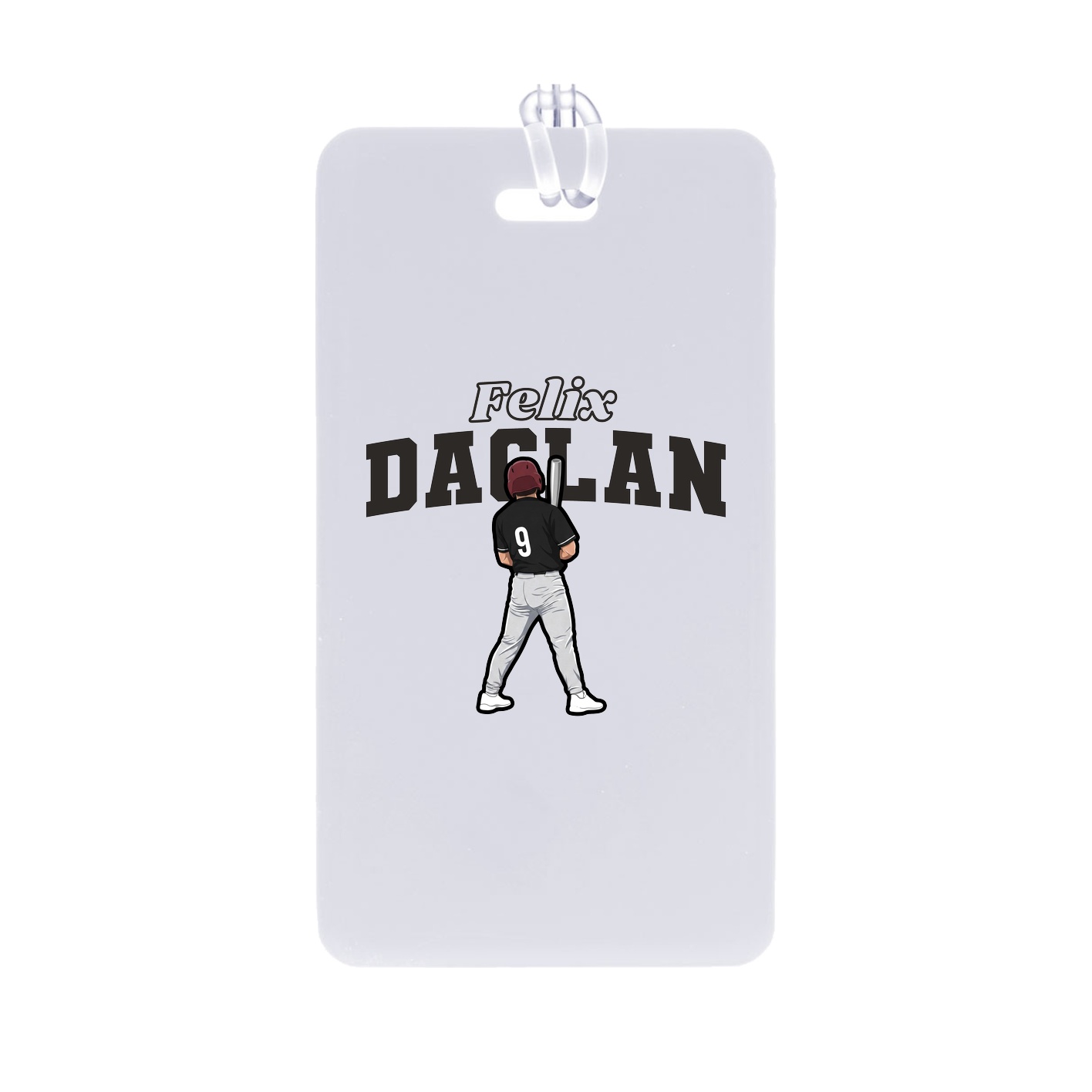Bag Tag — Name Arch in Classic