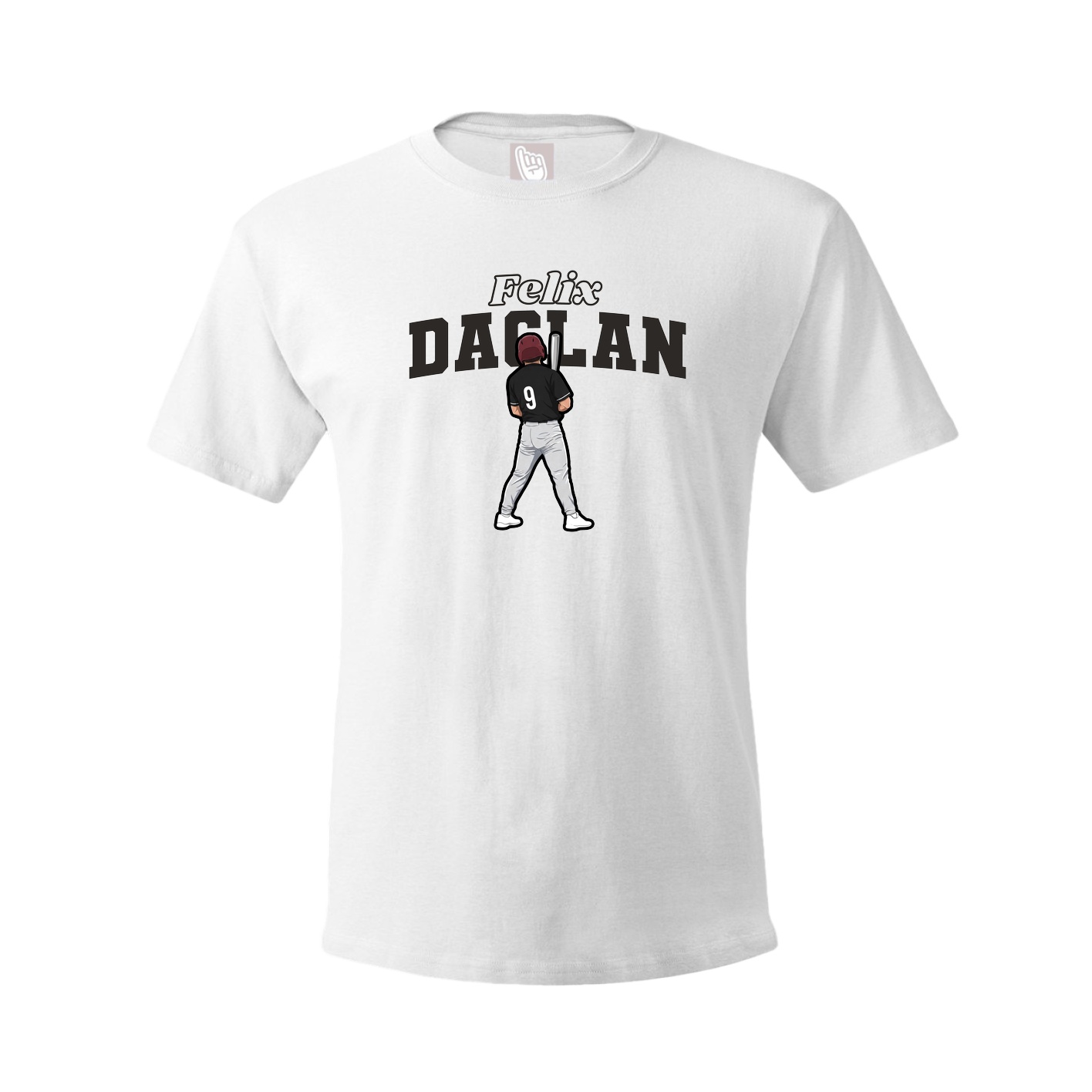 Tee — Name Arch in White