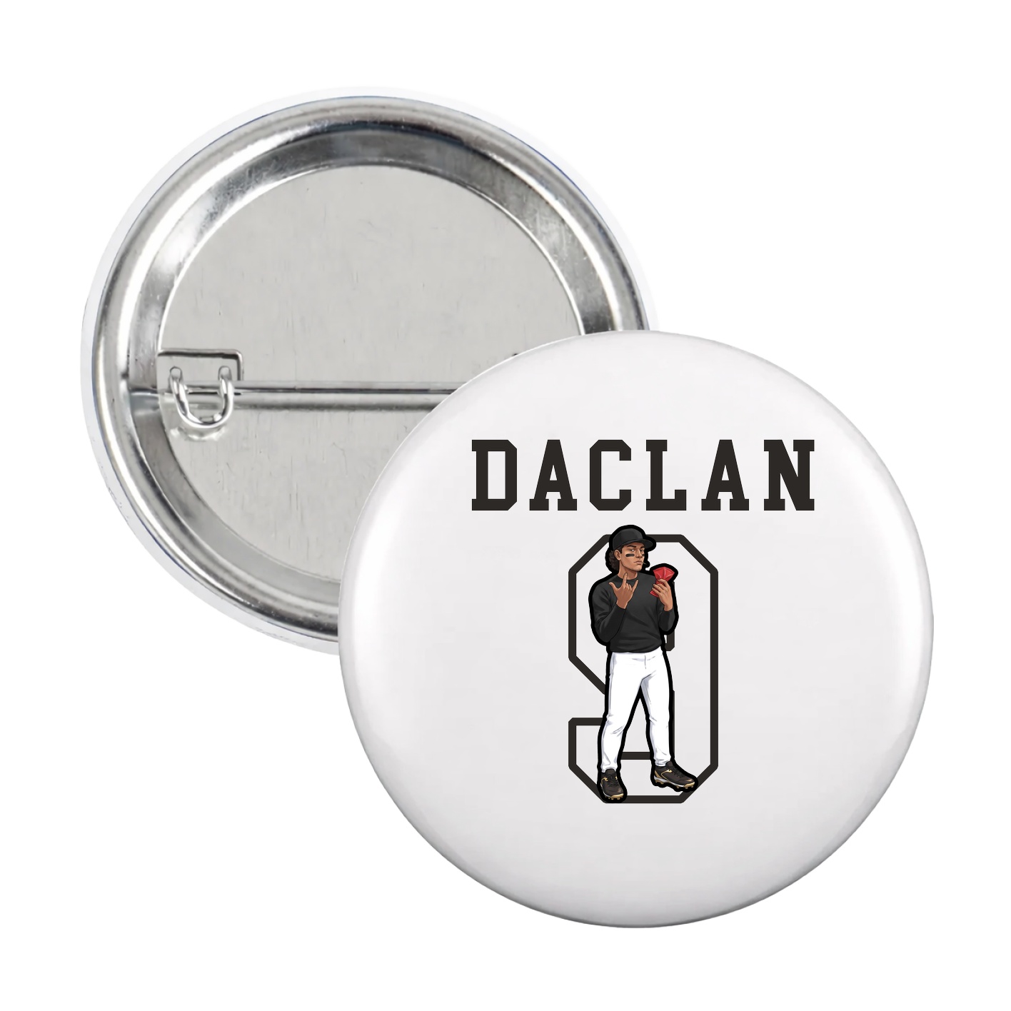 Game Day Button — Shirsey in White