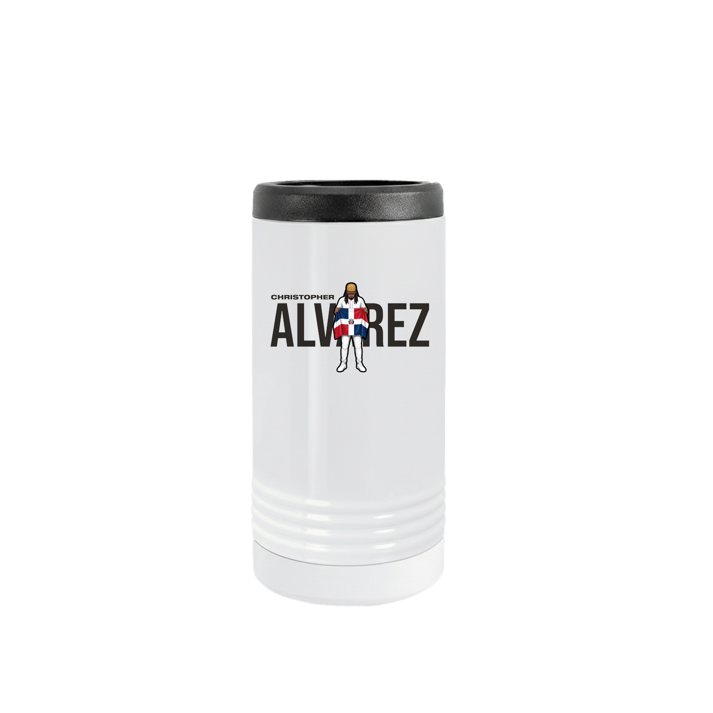 Slim Beverage Holder — Player Name in White