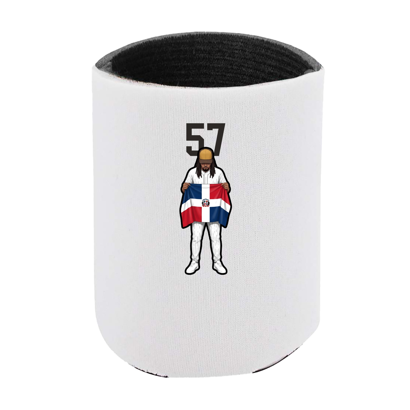 Can Holder — Number Top in White