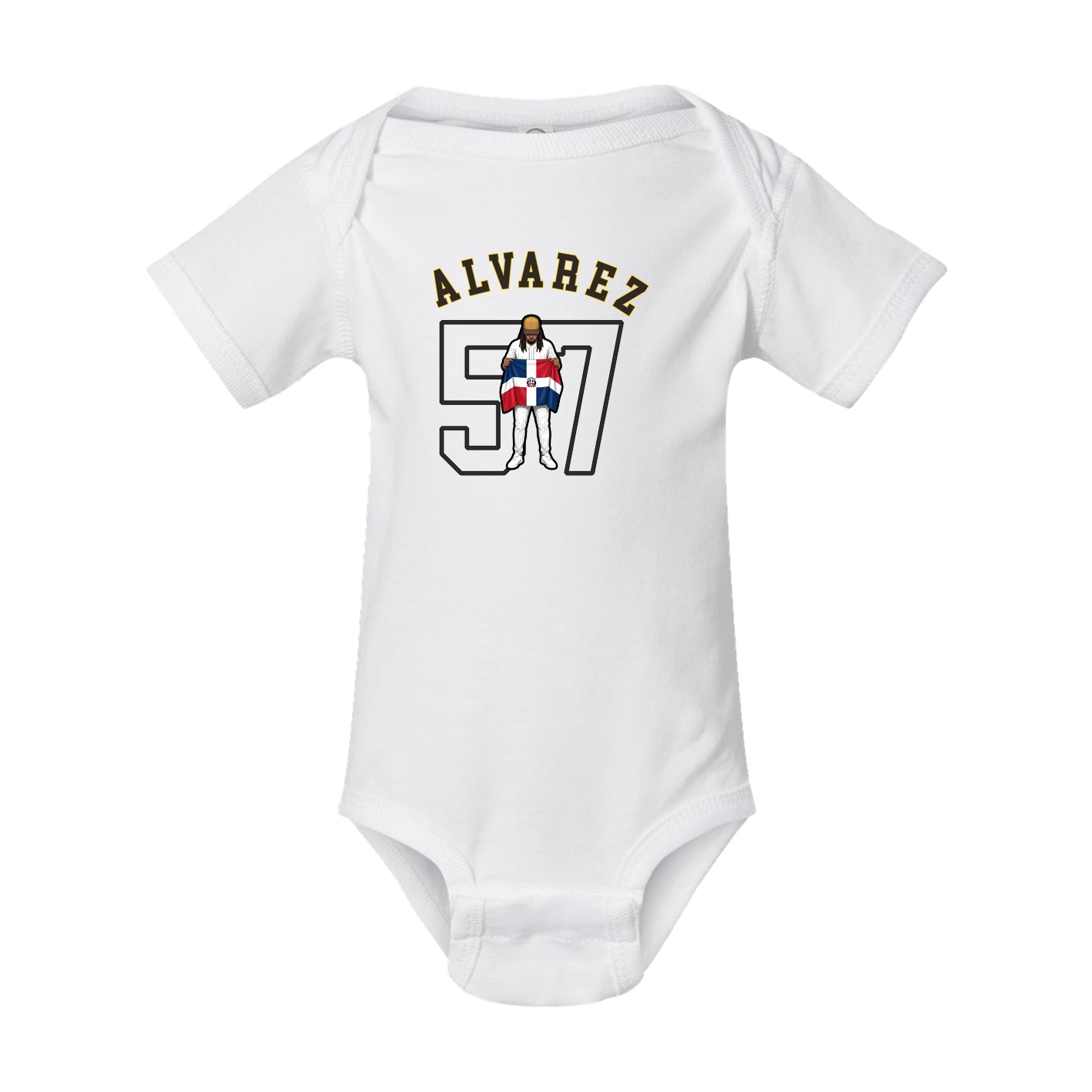 Baby Onesie — Shirsey Arch in White