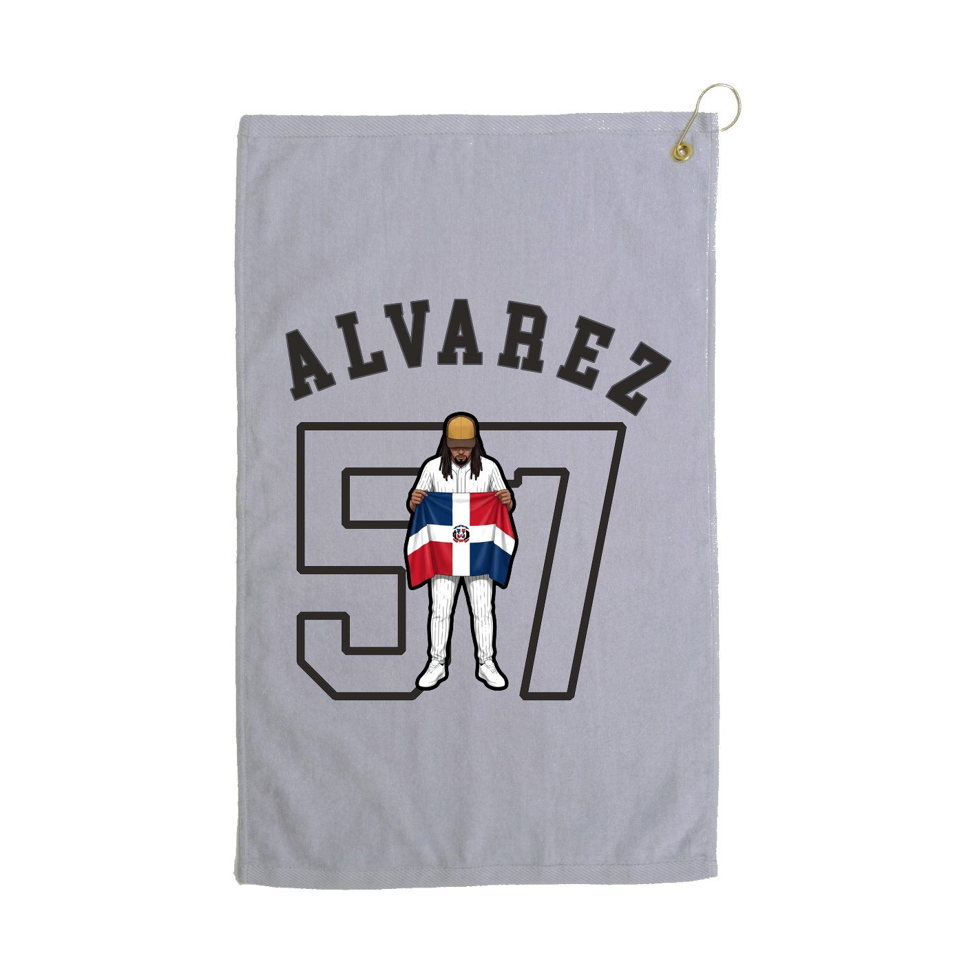 Golf Towel — Shirsey Arch in Grey