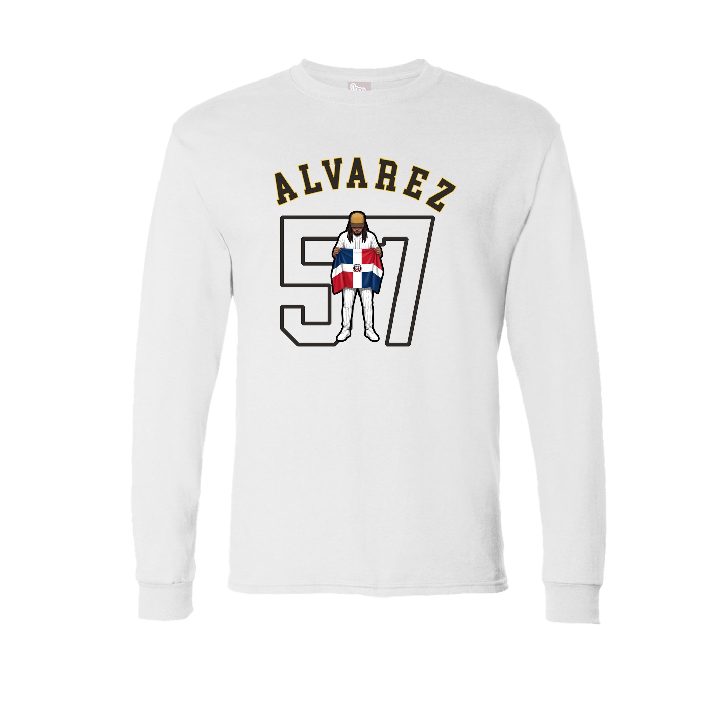 Long Sleeve Tee — Shirsey Arch in White