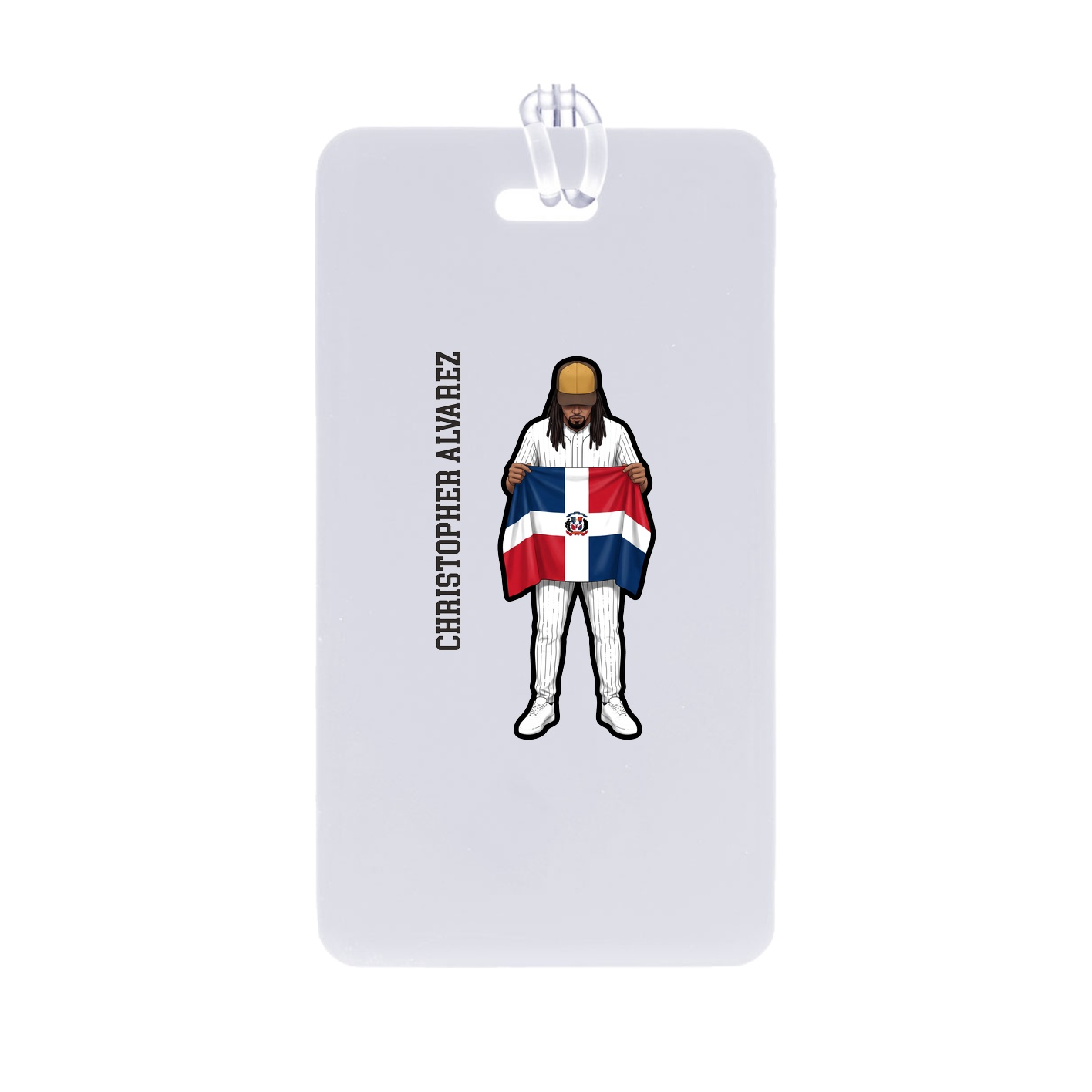 Bag Tag — Name Vertical in Classic