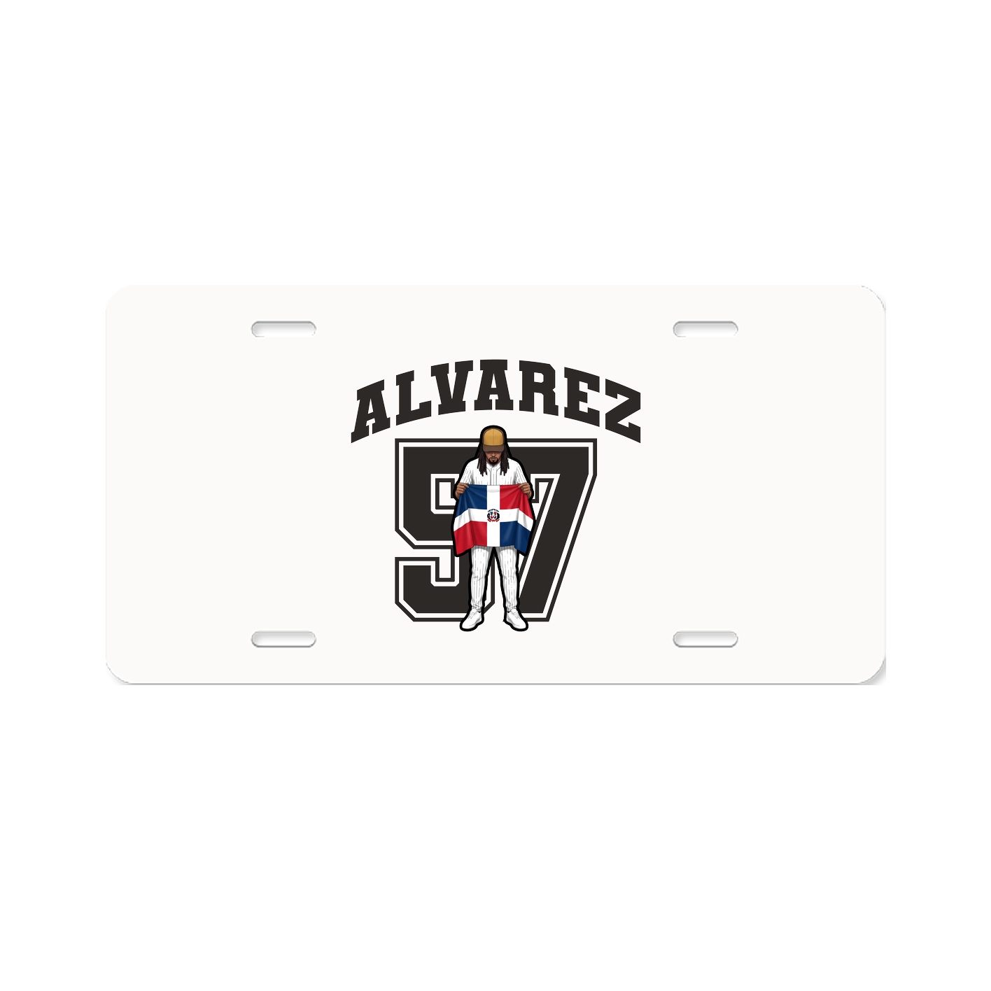 License Plate — Number in Classic