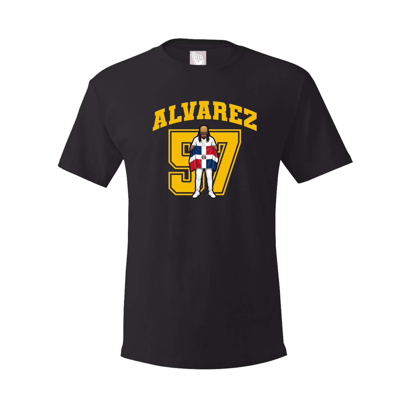 Youth Tee — Number in Black