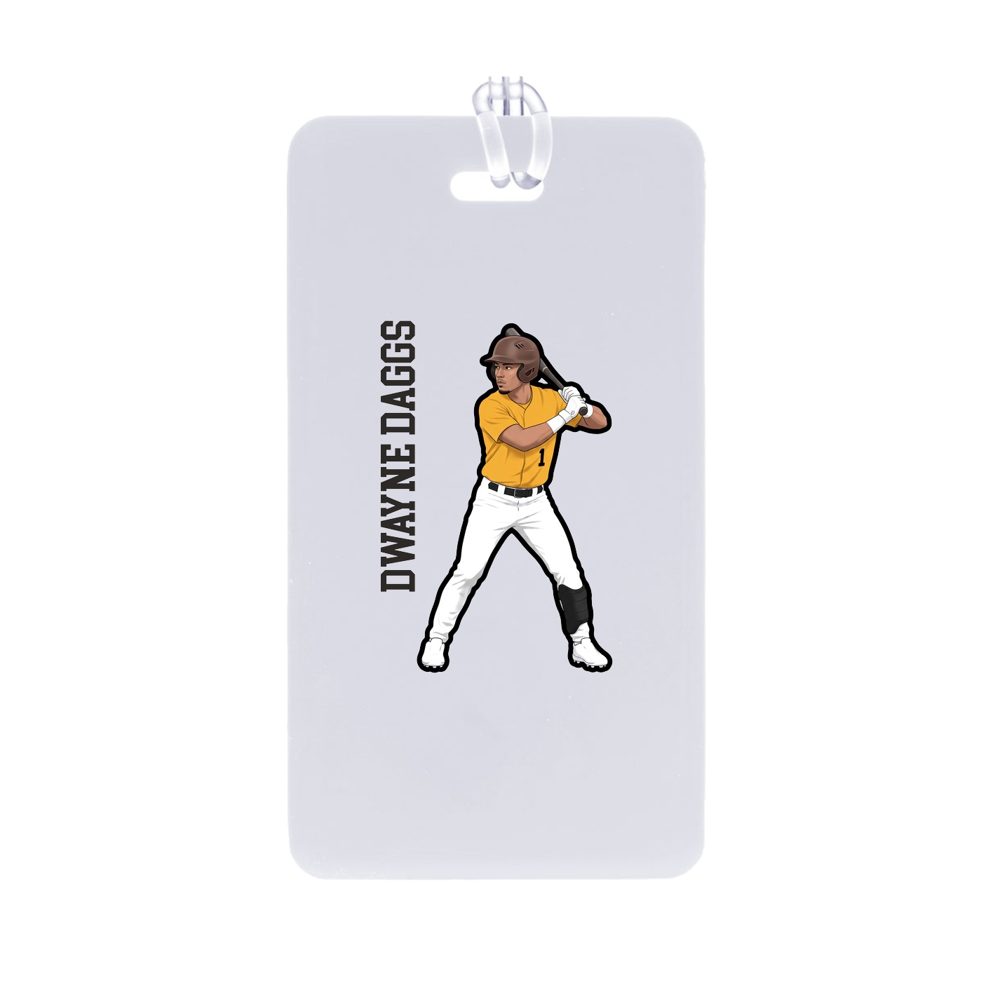 Bag Tag — Name Vertical in Classic