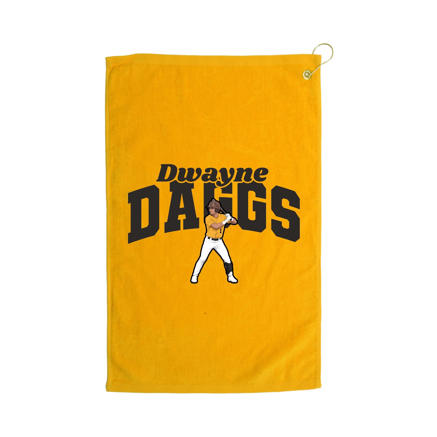 Golf Towel — Signature Arch in Gold