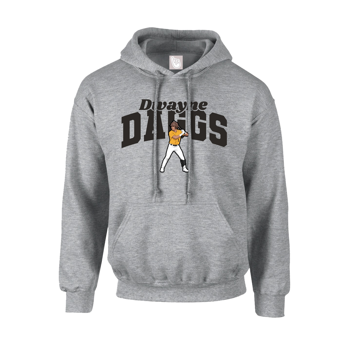 Hoodie — Signature Arch in Grey