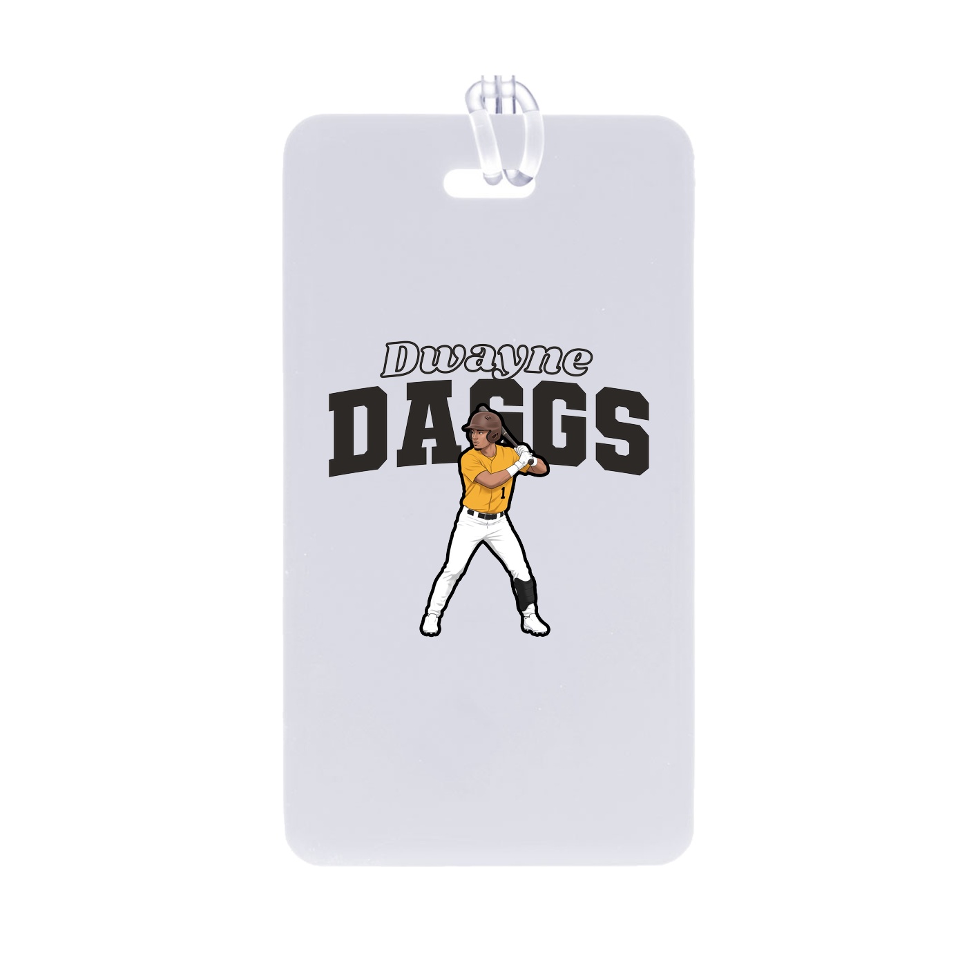 Bag Tag — Name Arch in Classic