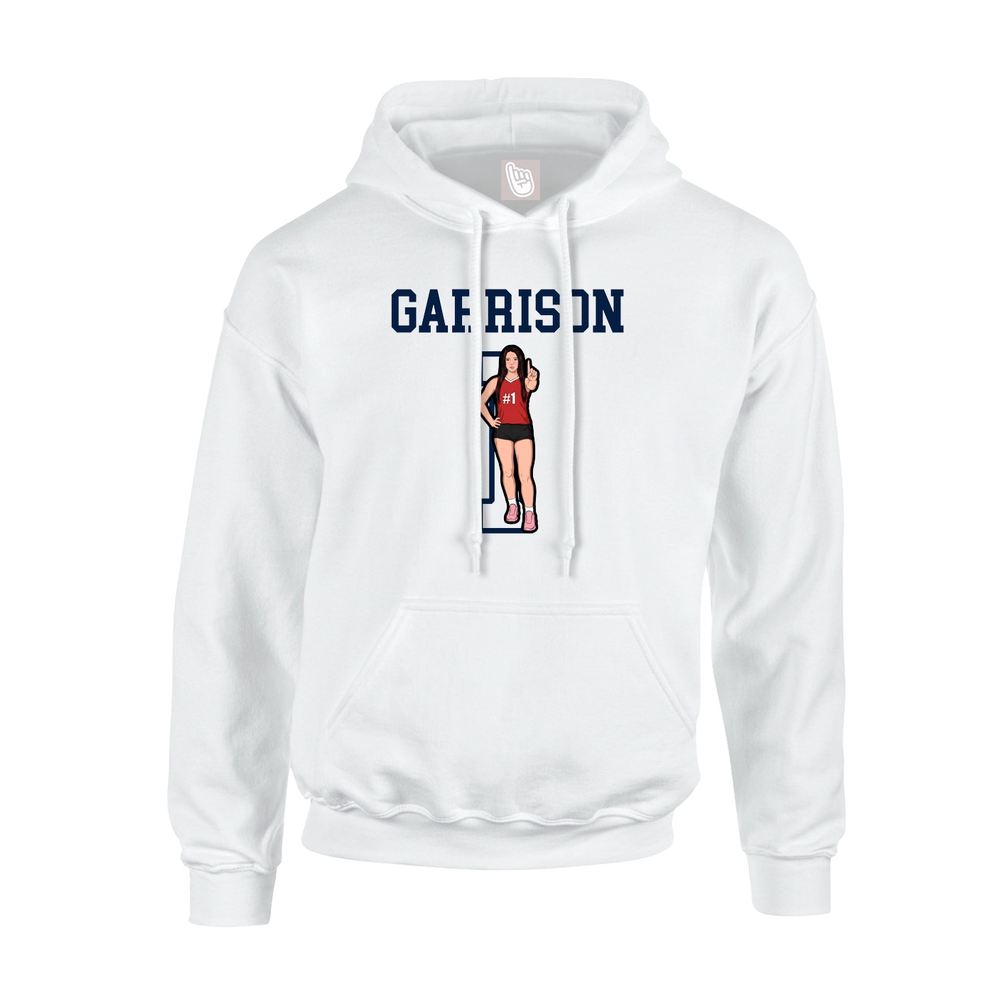Youth Hoodie — Shirsey in White