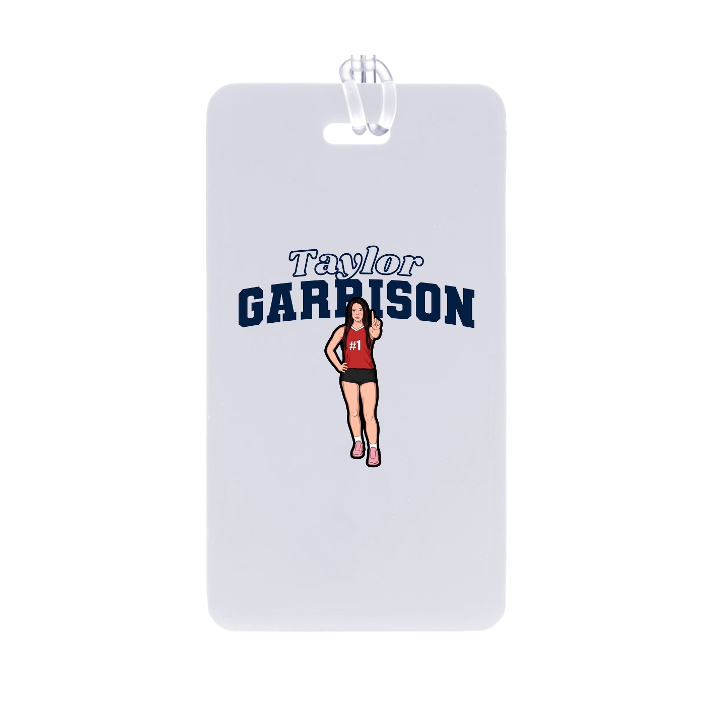 Bag Tag — Name Arch in Classic