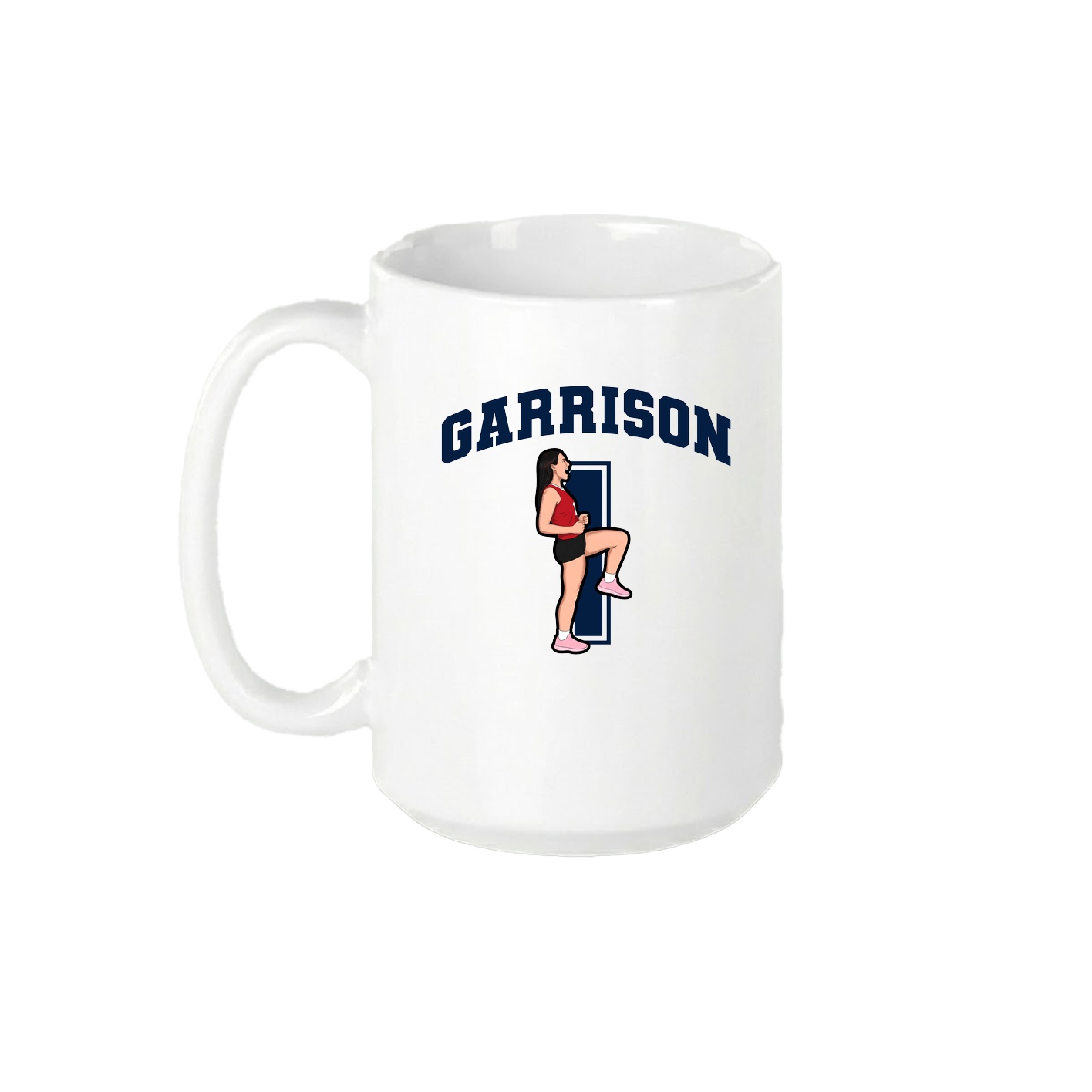 15oz Coffee Mug — Number in White