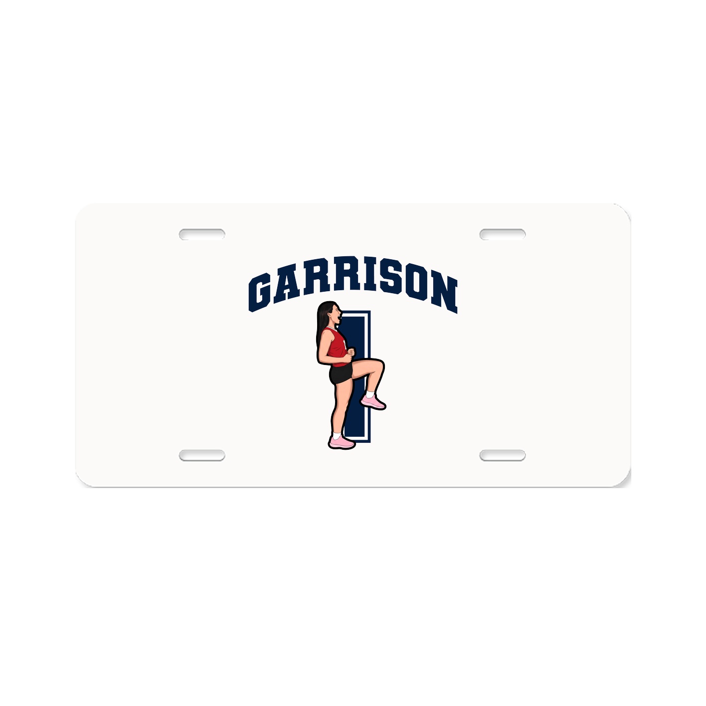 License Plate — Number in Classic