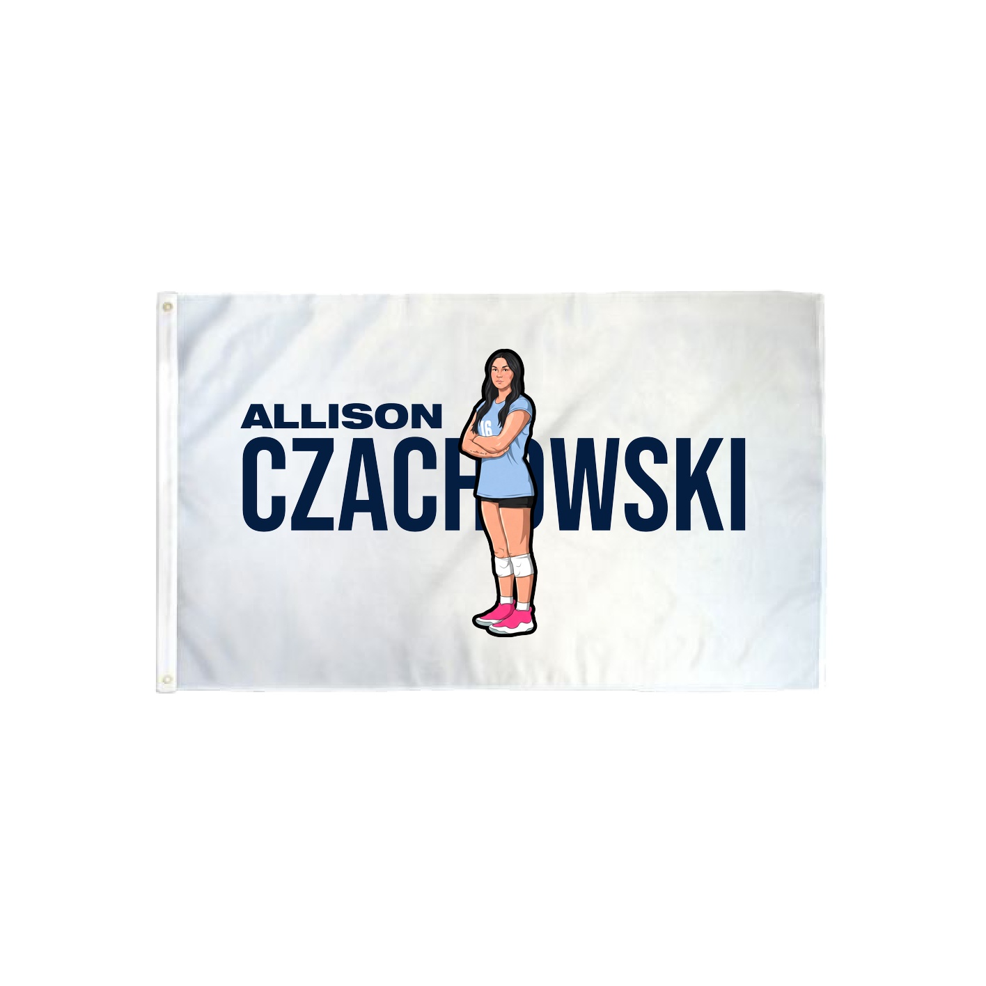 3x5 Flag — Player Name in Classic