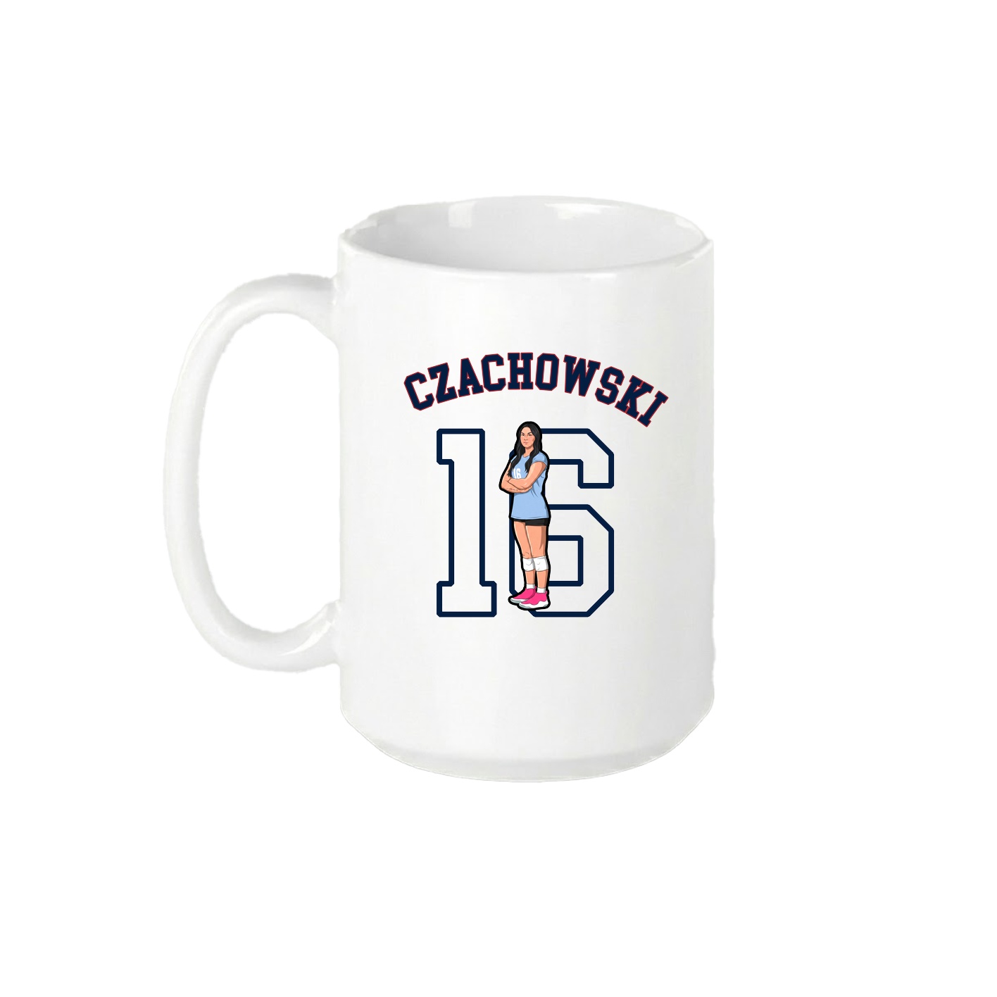 15oz Coffee Mug — Shirsey Arch in White