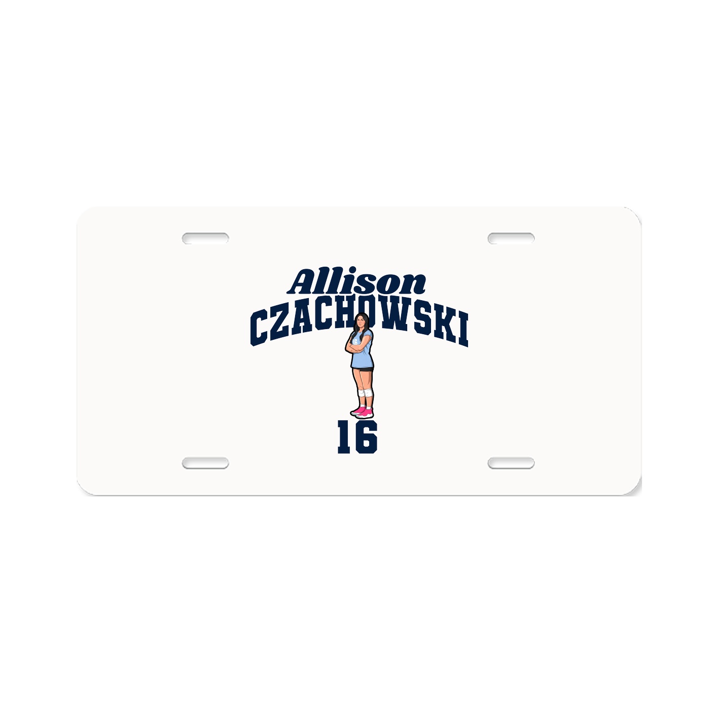 License Plate — Signature Arch in Classic