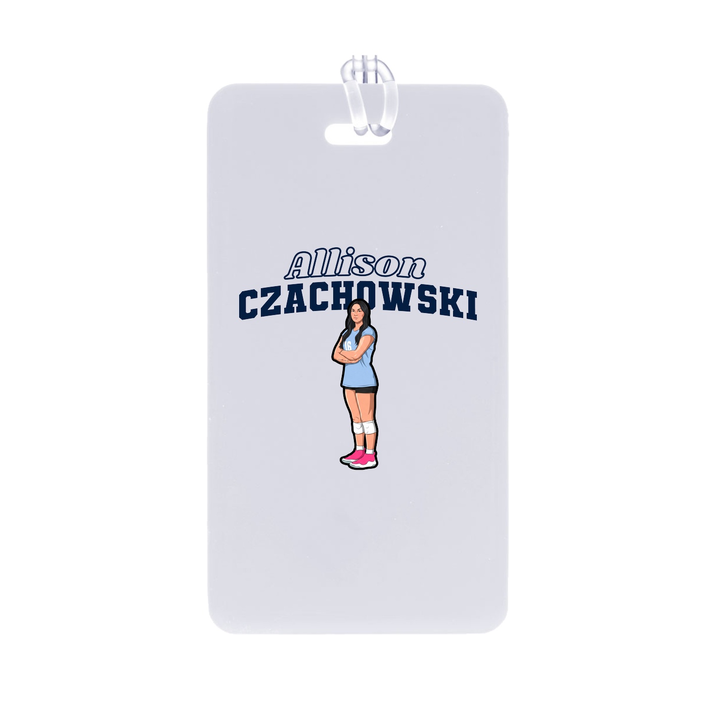 Bag Tag — Name Arch in Classic