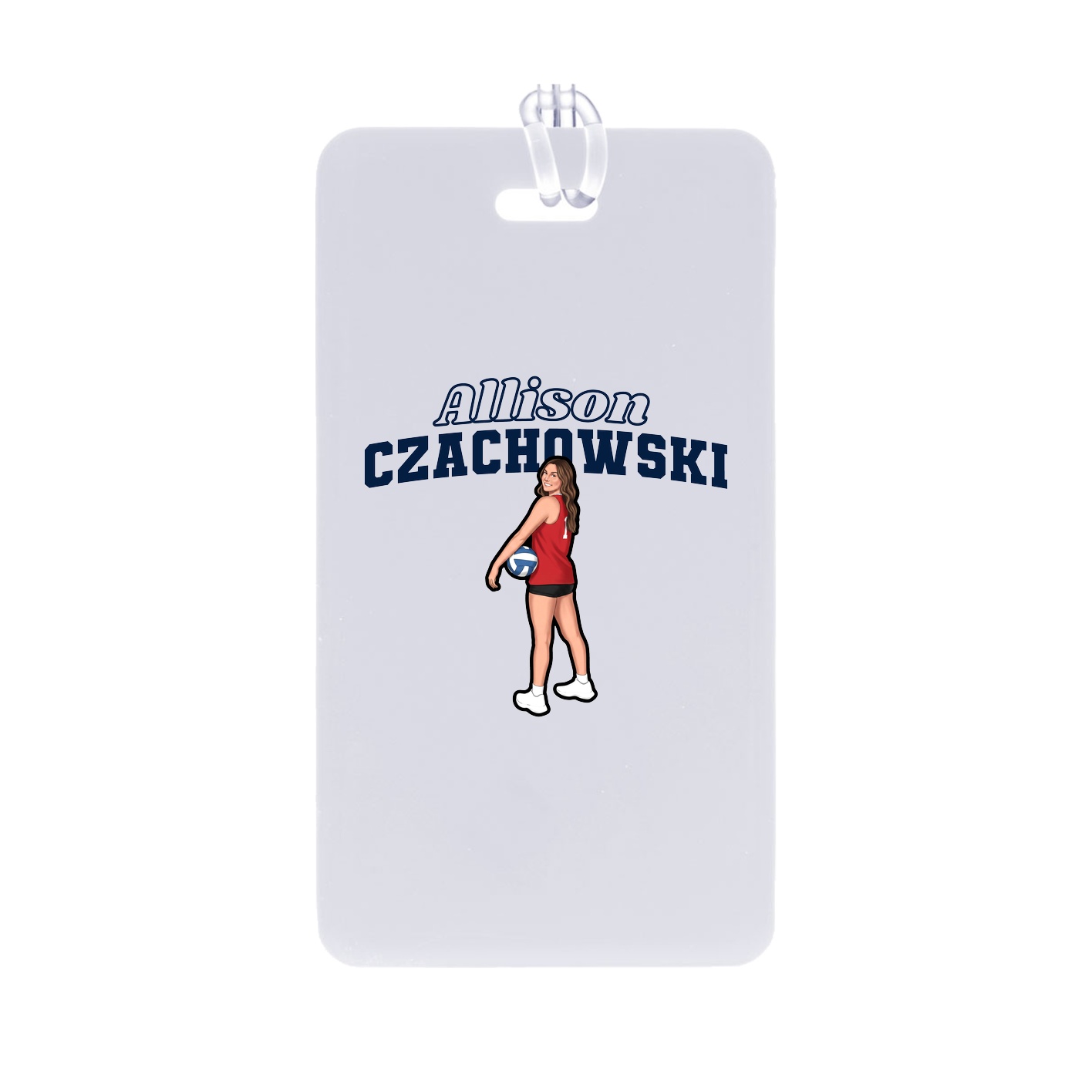 Bag Tag — Name Arch in Classic
