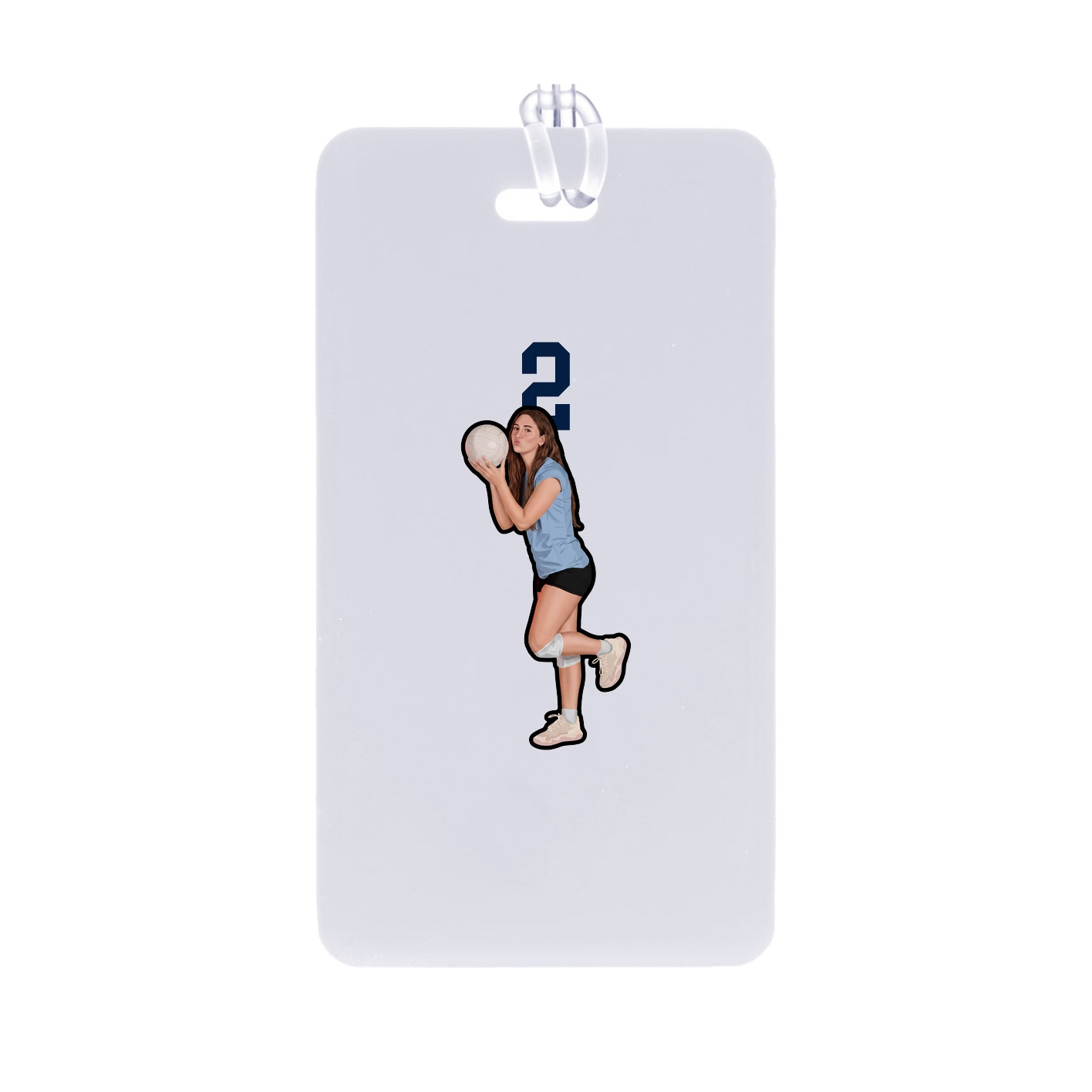 Bag Tag — Number Top in Classic