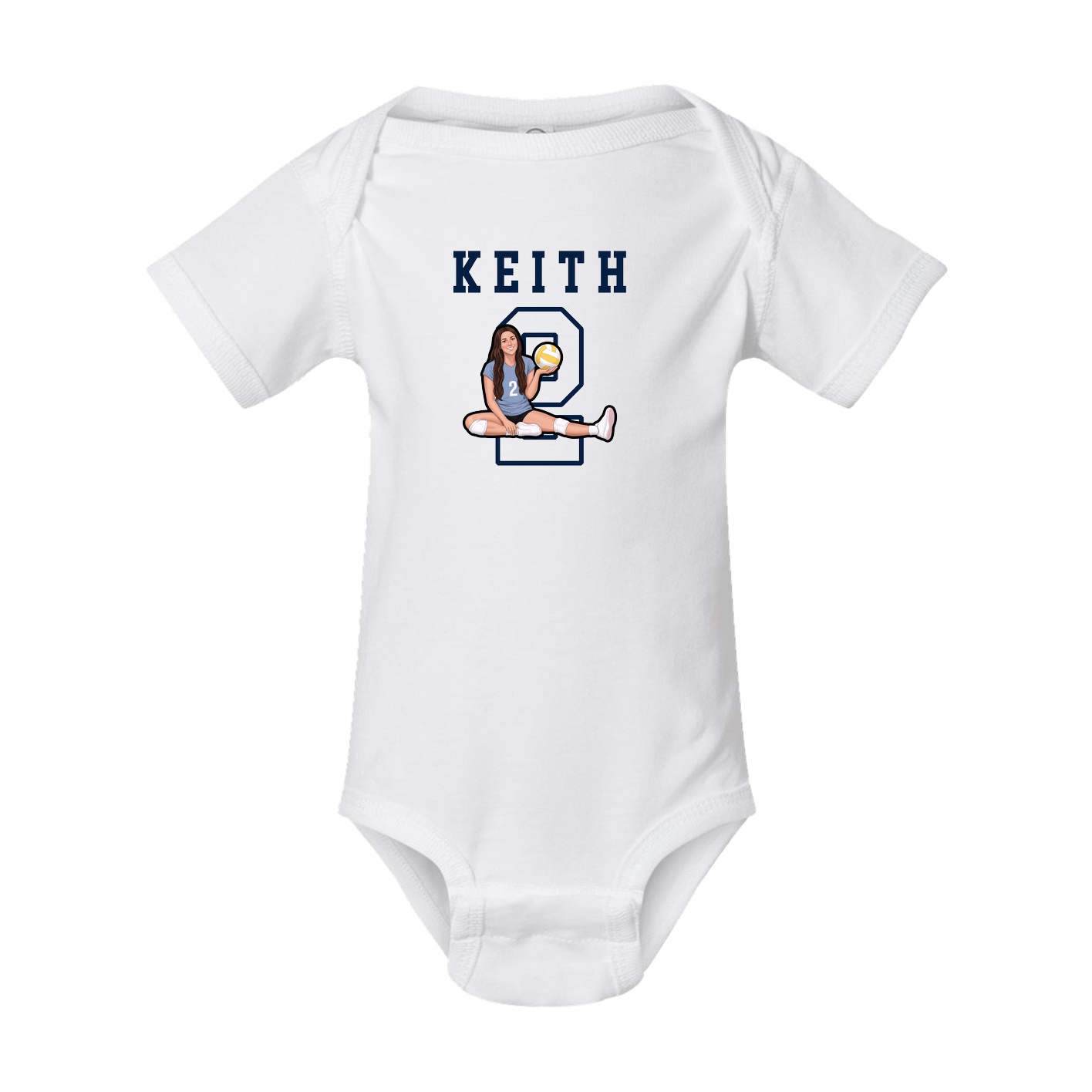 Baby Onesie — Shirsey in White