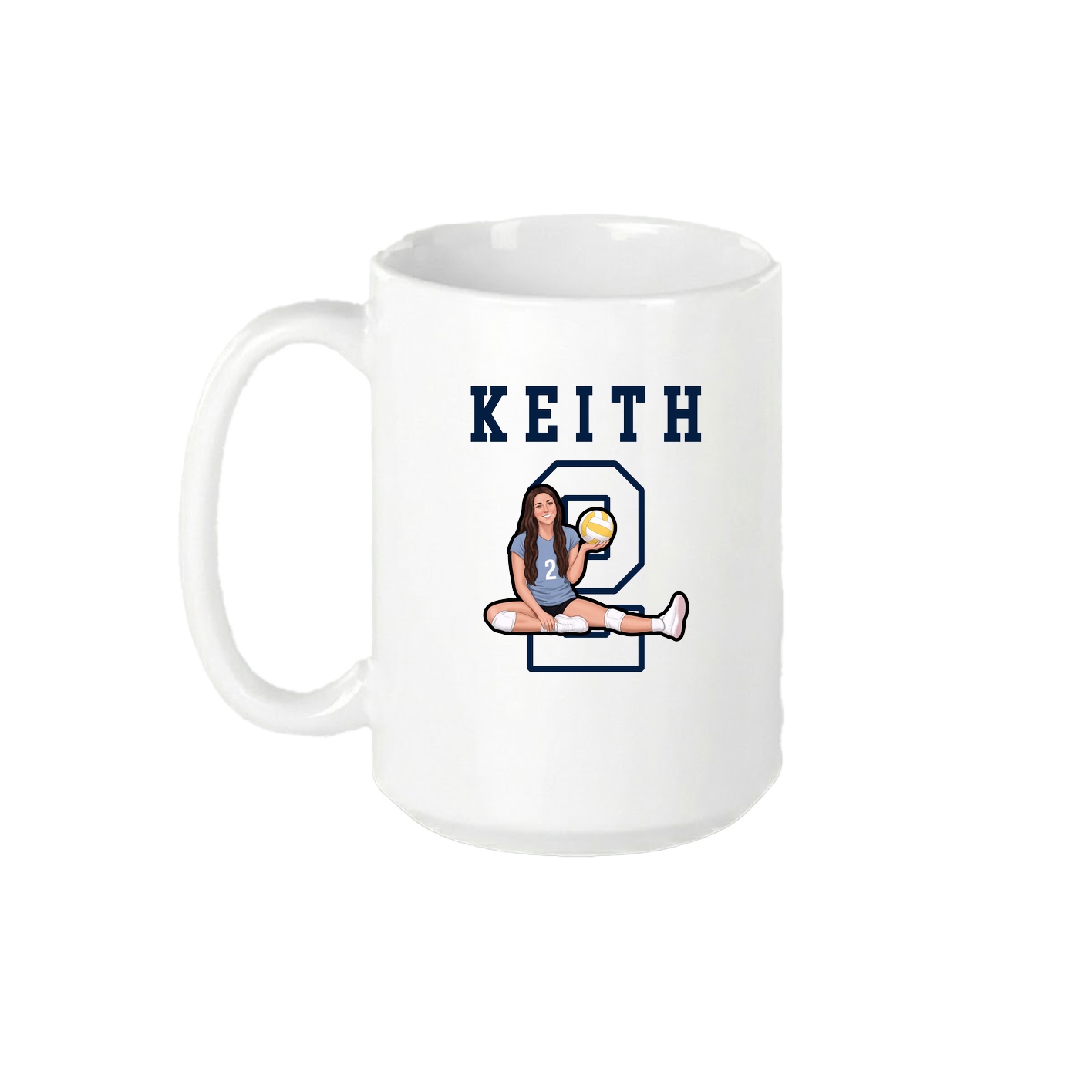 15oz Coffee Mug — Shirsey in White