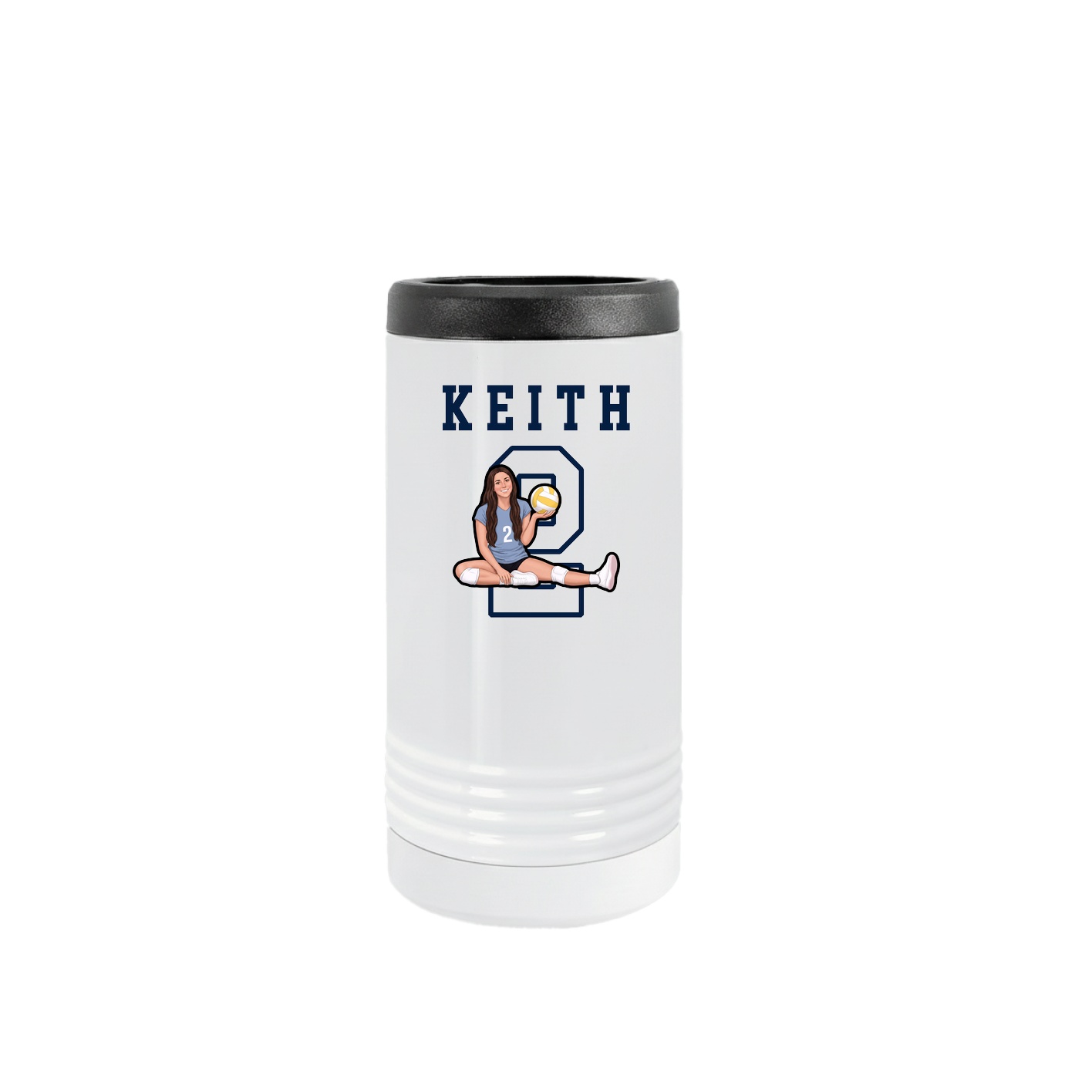 Slim Beverage Holder — Shirsey in White