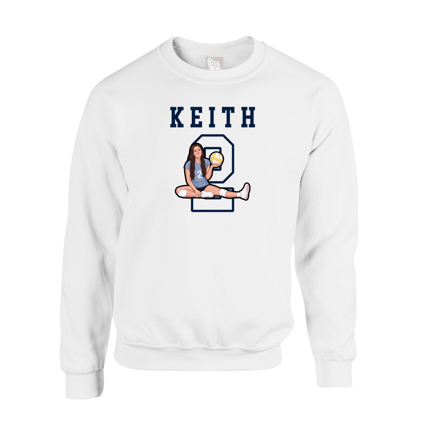 Fleece Crew — Shirsey in White