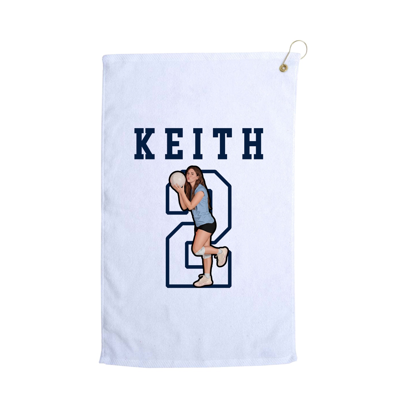 Golf Towel — Shirsey in White