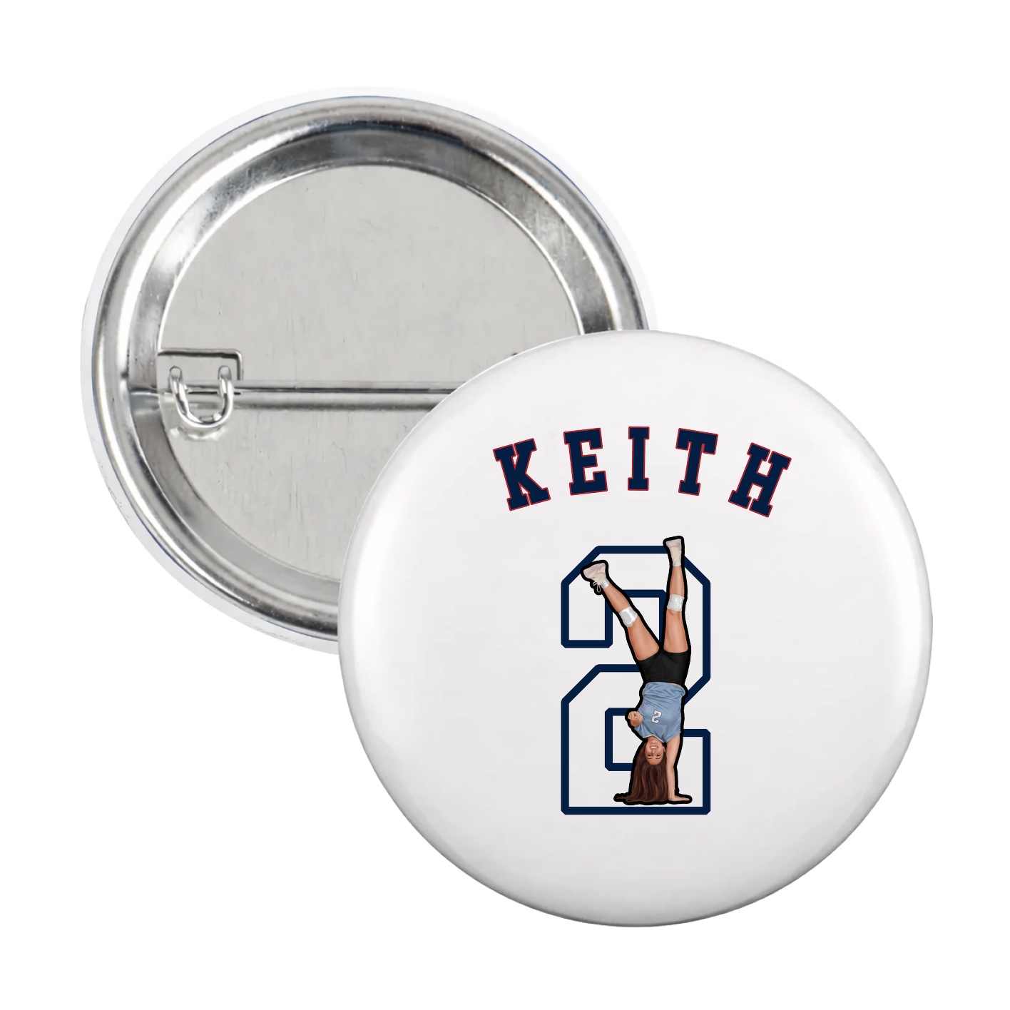 Game Day Button — Shirsey Arch in White
