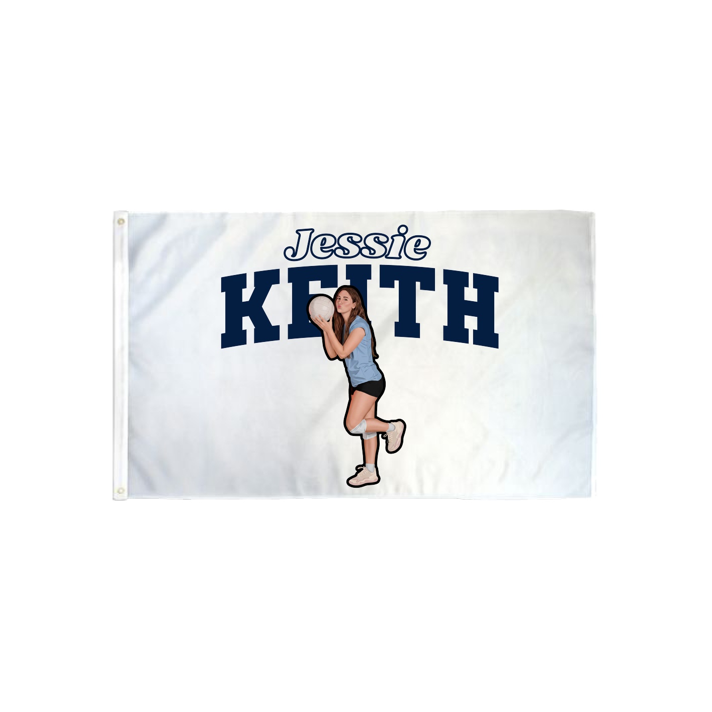 3x5 Flag — Name Arch in Classic
