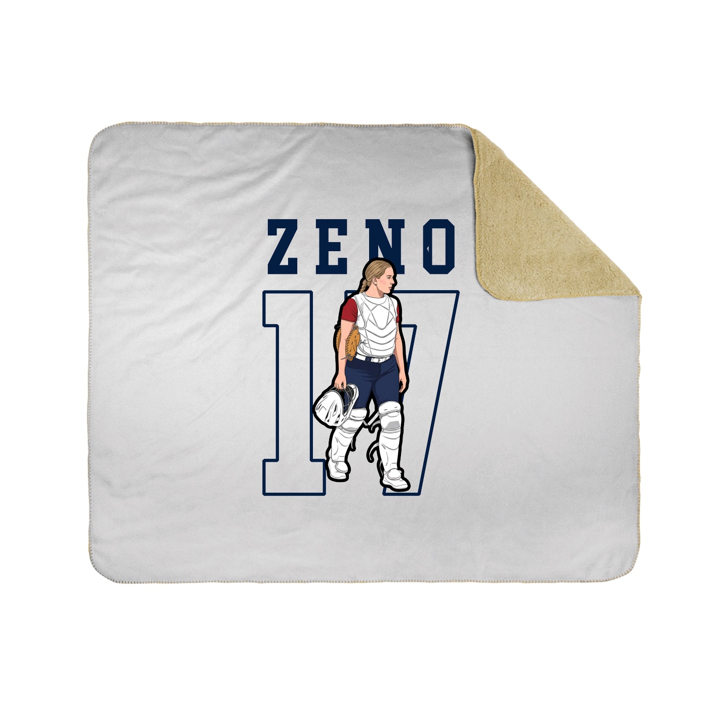 50x60 Sherpa Lined Throw Blanket
