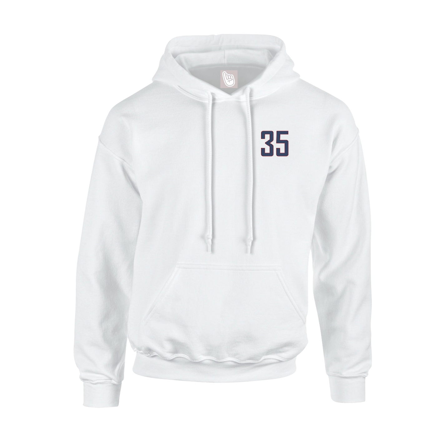 Youth Hoodie — Front Shirsy in White