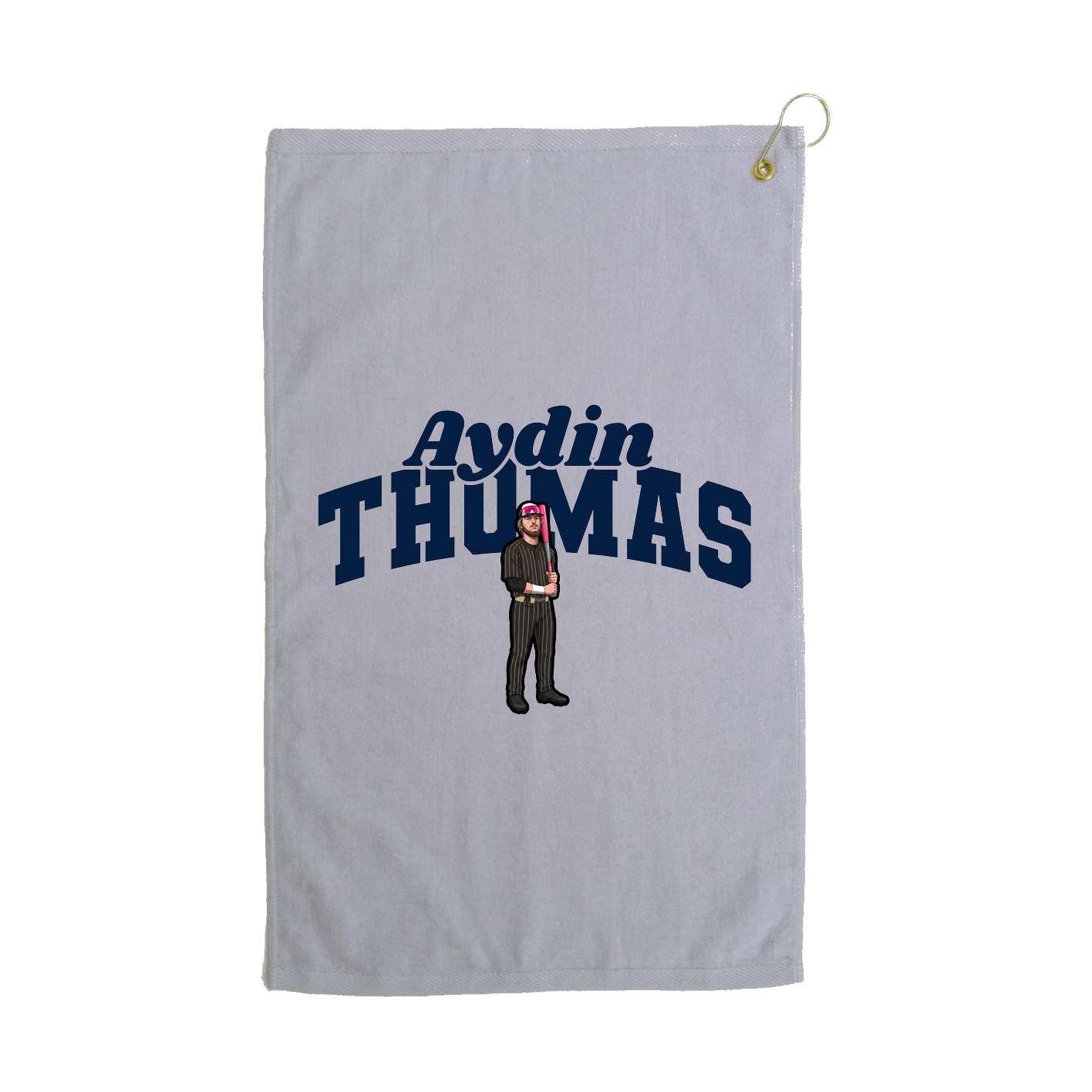 Golf Towel — Signature Arch in Grey