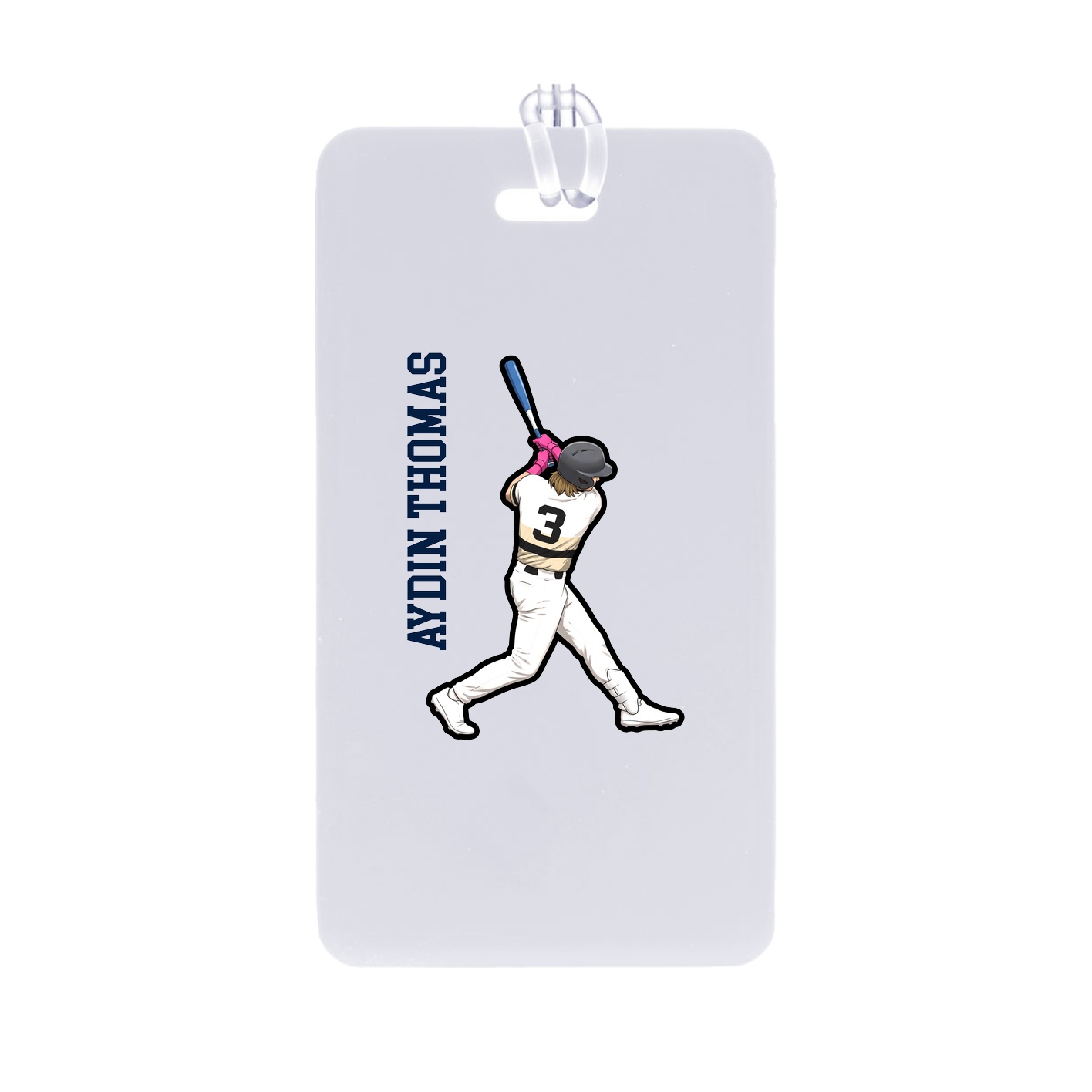 Bag Tag — Name Vertical in Classic
