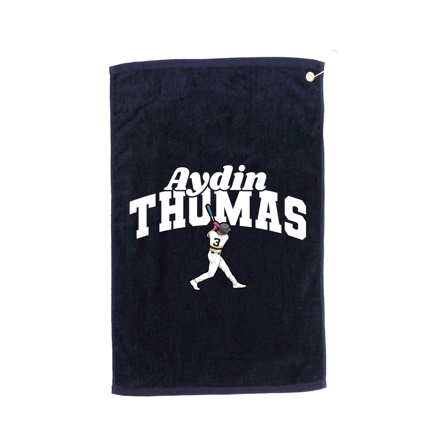 Golf Towel — Signature Arch in Navy