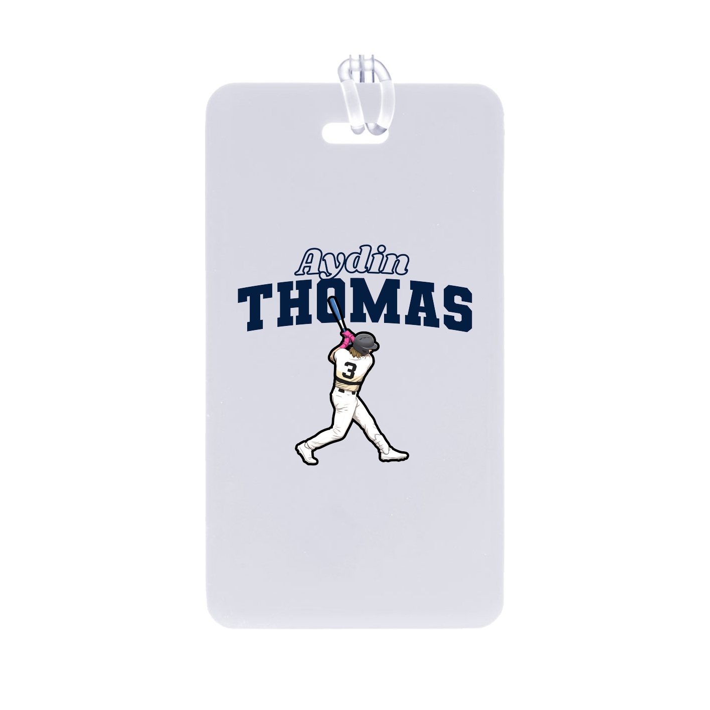 Bag Tag — Name Arch in Classic