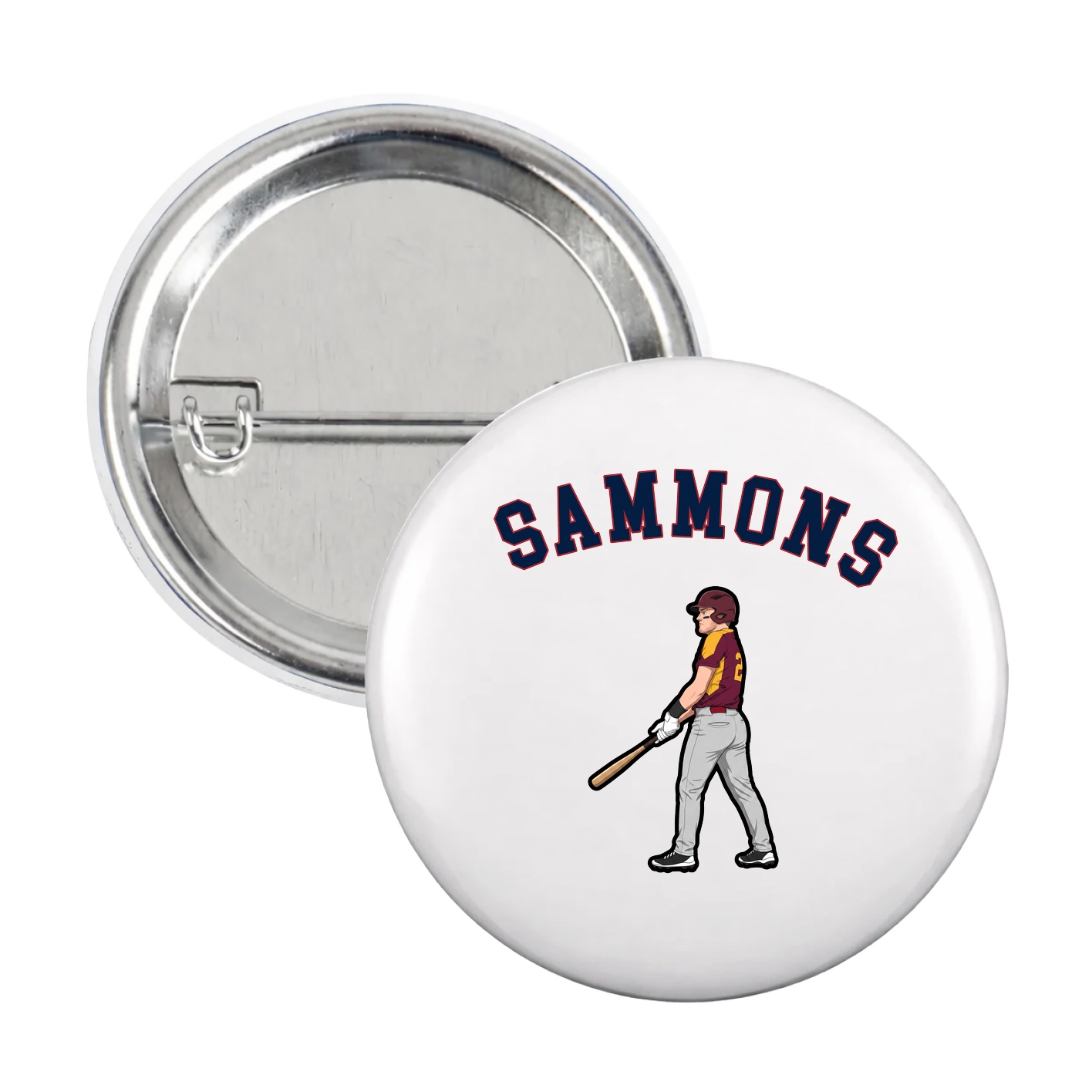 Game Day Button — Shirsey Arch in White