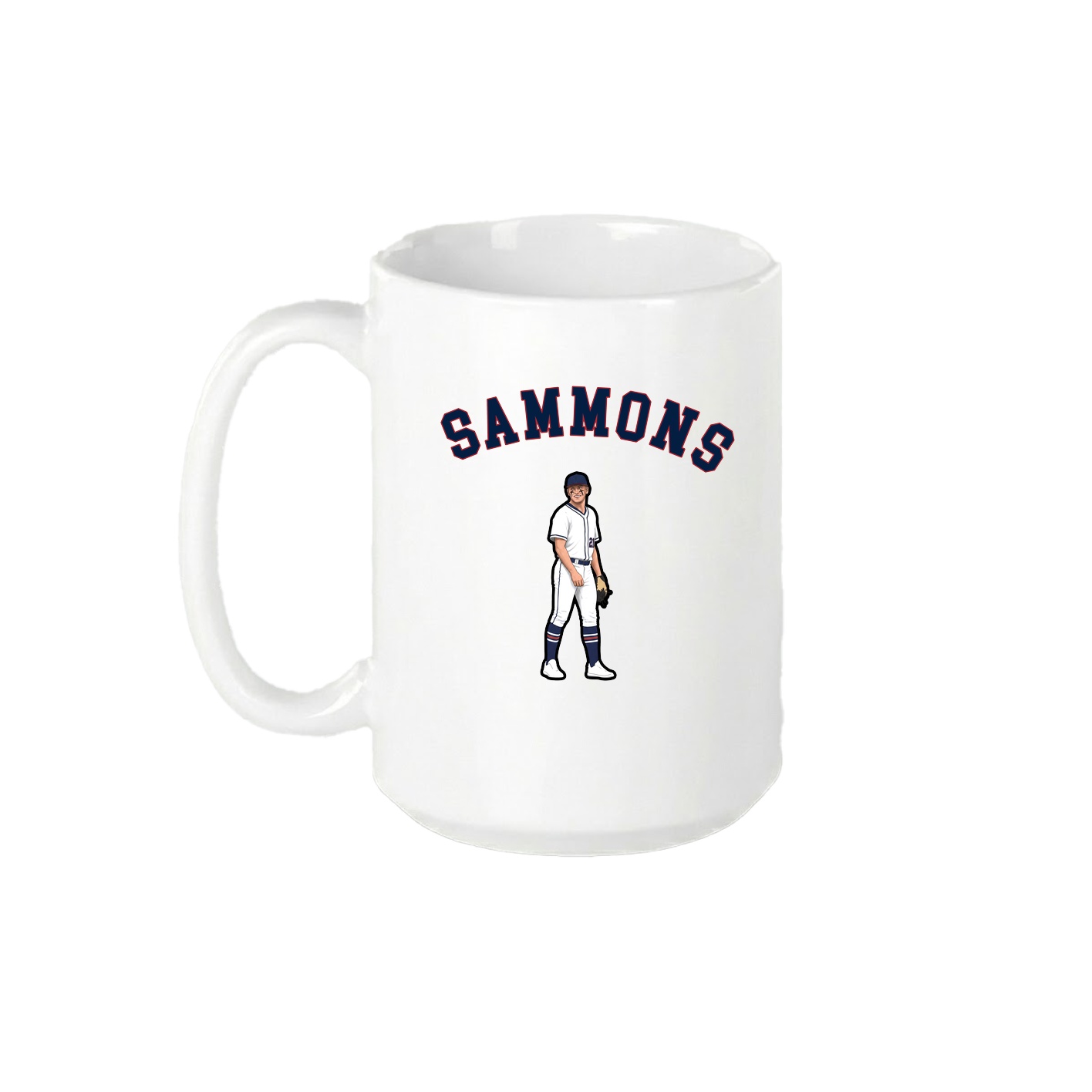 15oz Coffee Mug — Shirsey Arch in White