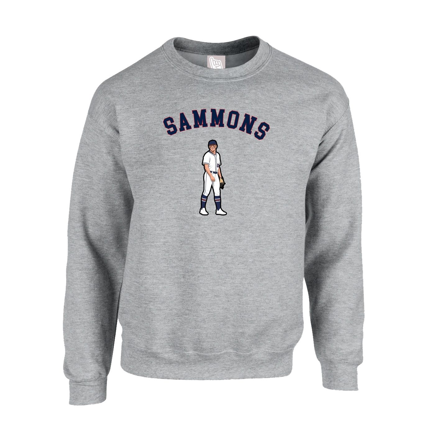 Fleece Crew — Shirsey Arch in Grey