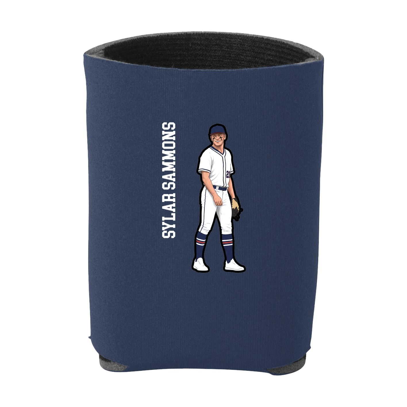 Can Holder — Name Vertical in Navy