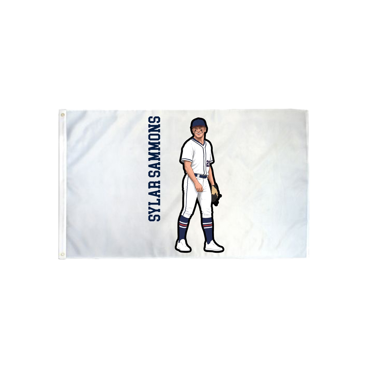 3x5 Flag — Name Vertical in Classic