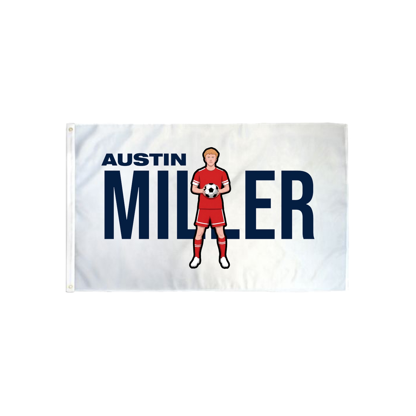 3x5 Flag — Player Name in Classic