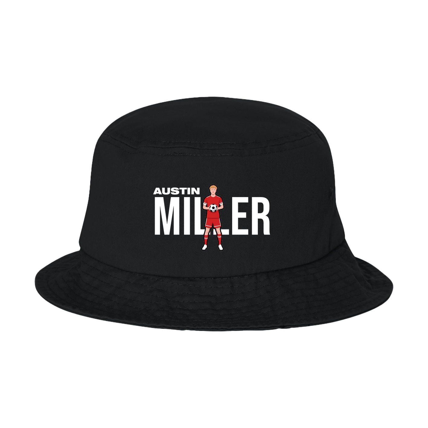 Bucket Cap — Player Name in Black