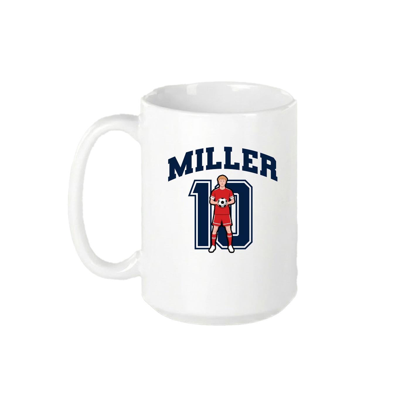 15oz Coffee Mug — Number in White